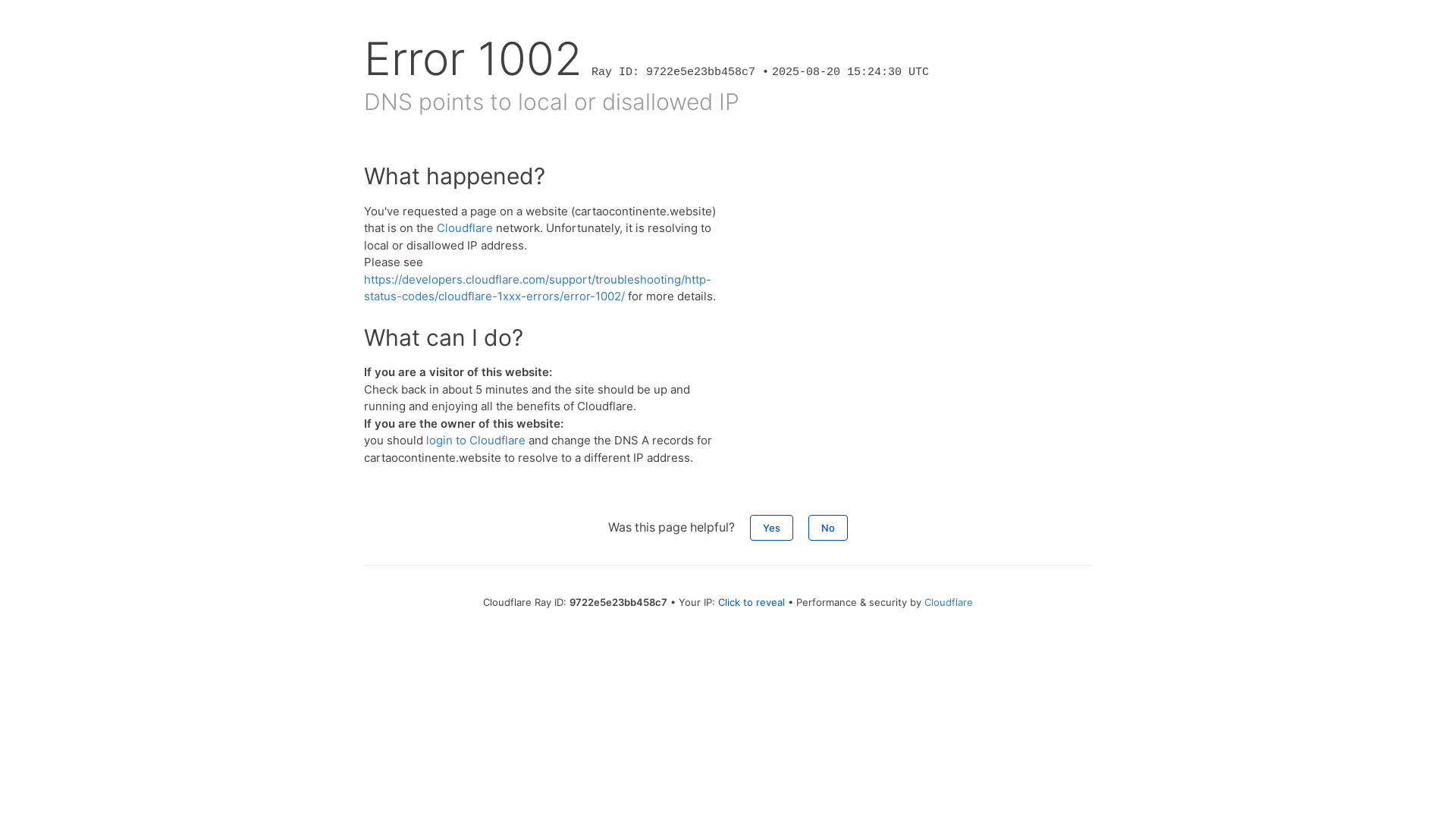 website screenshot of https://cartaocontinente.website/