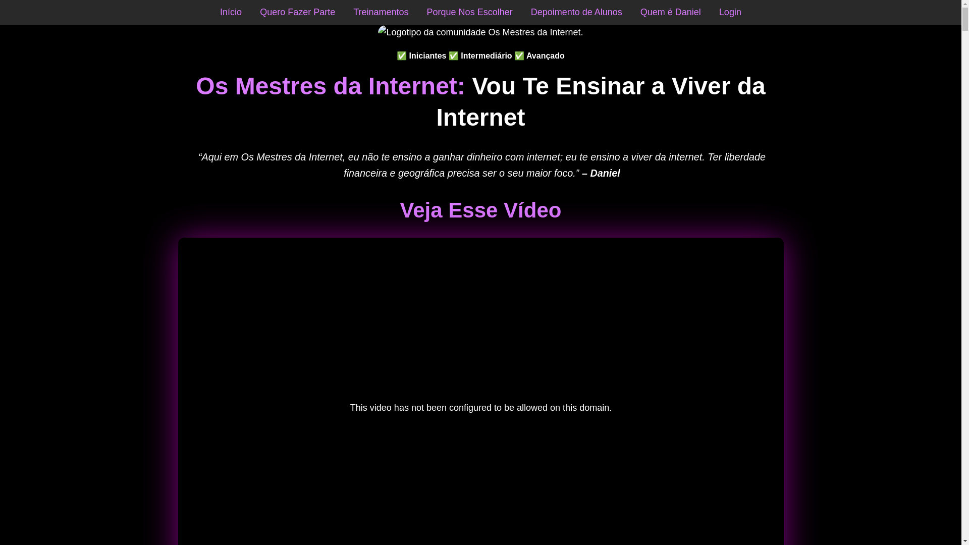 website screenshot of https://osmestresdainternet.pages.dev/