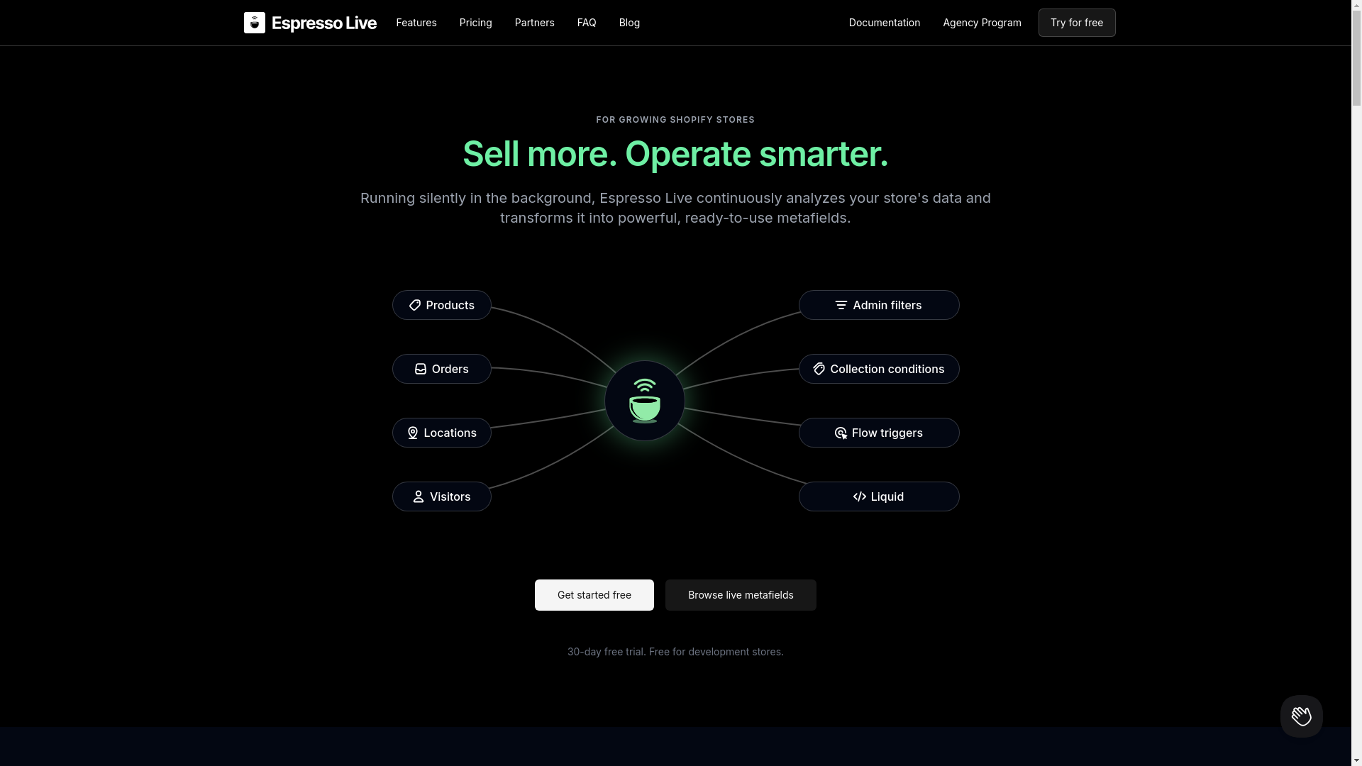 website screenshot of https://shopeditor-landing.pages.dev/