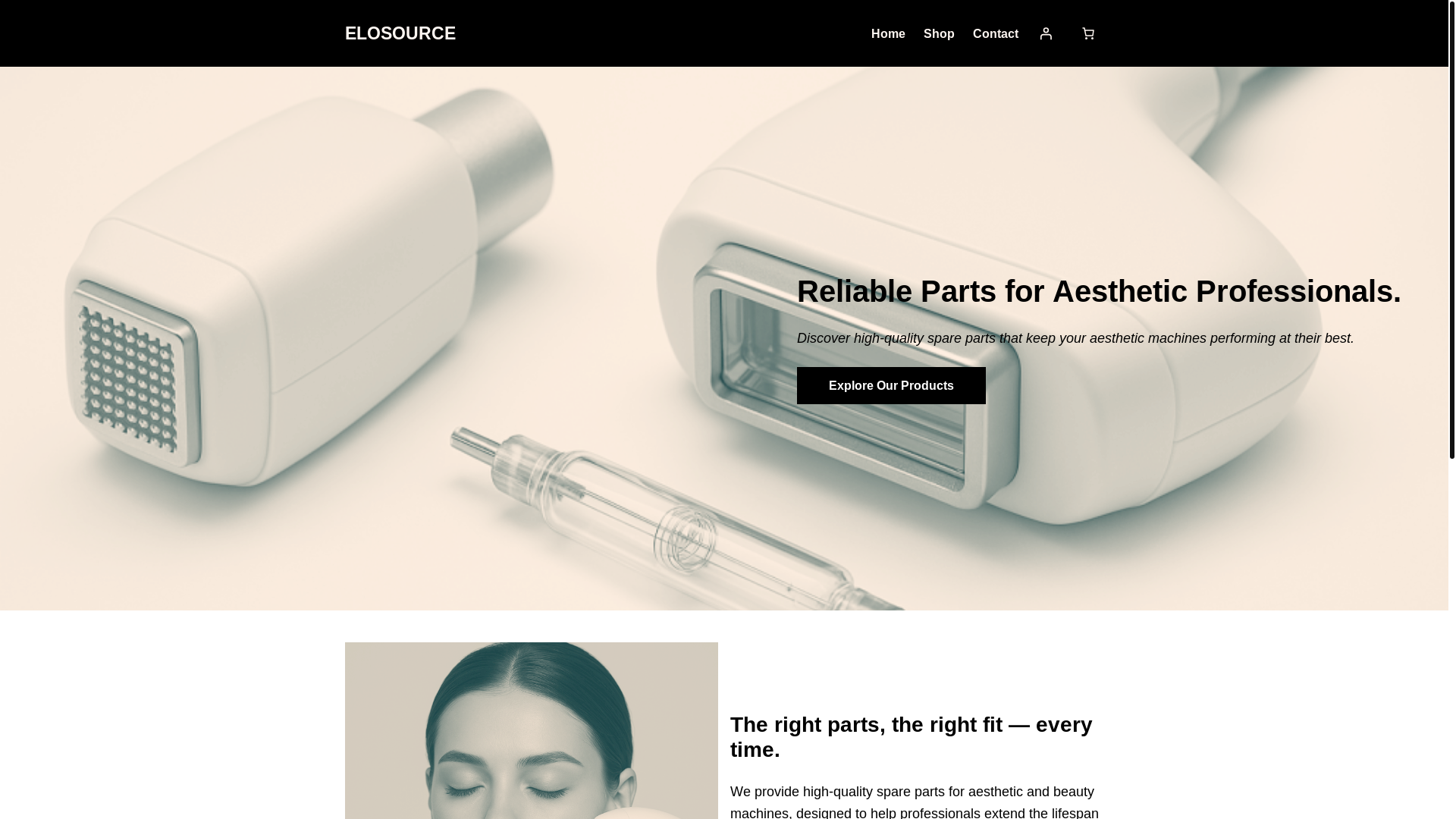 website screenshot of https://elosource.com/