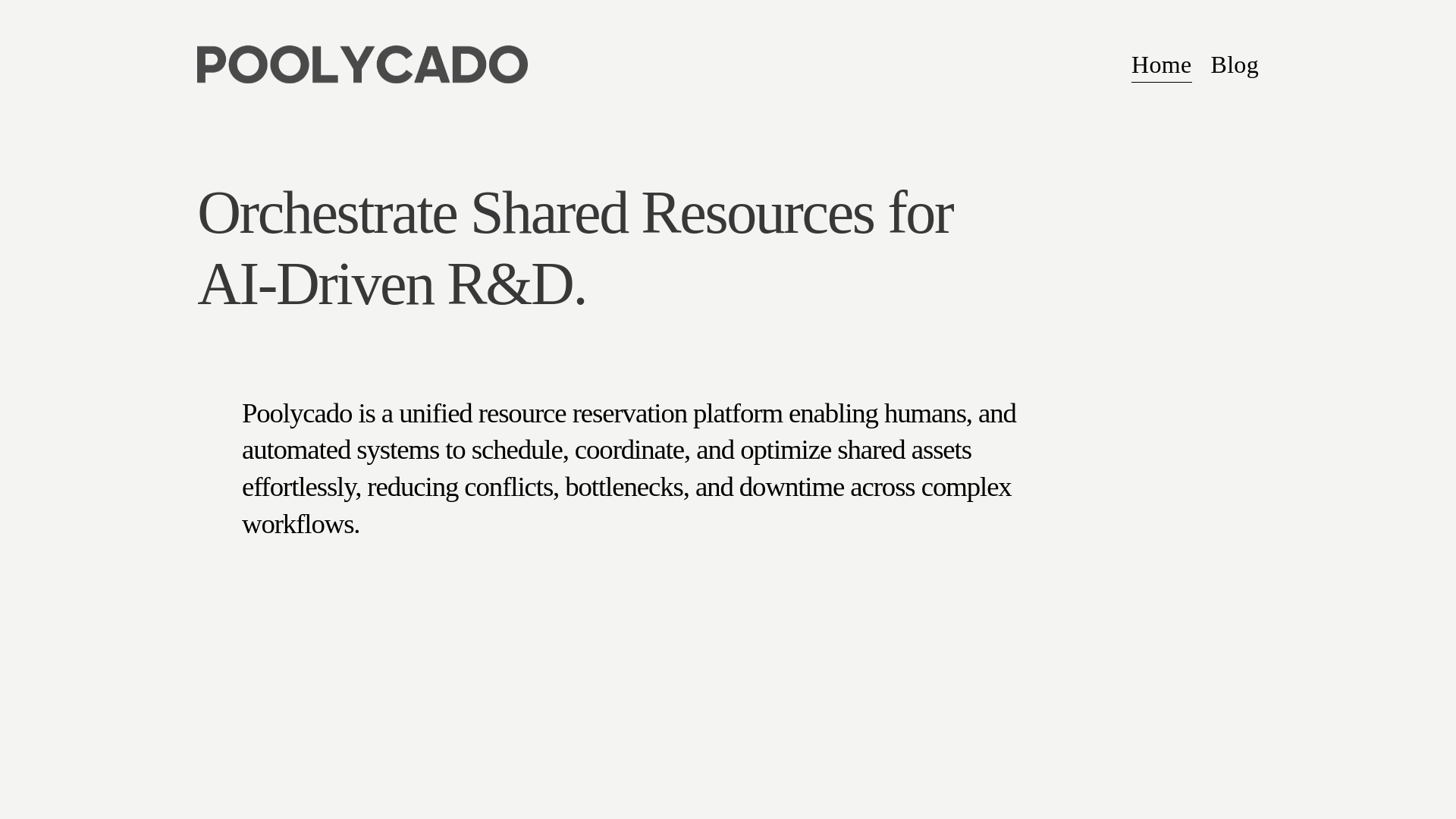 website screenshot of https://getpoolycado.com