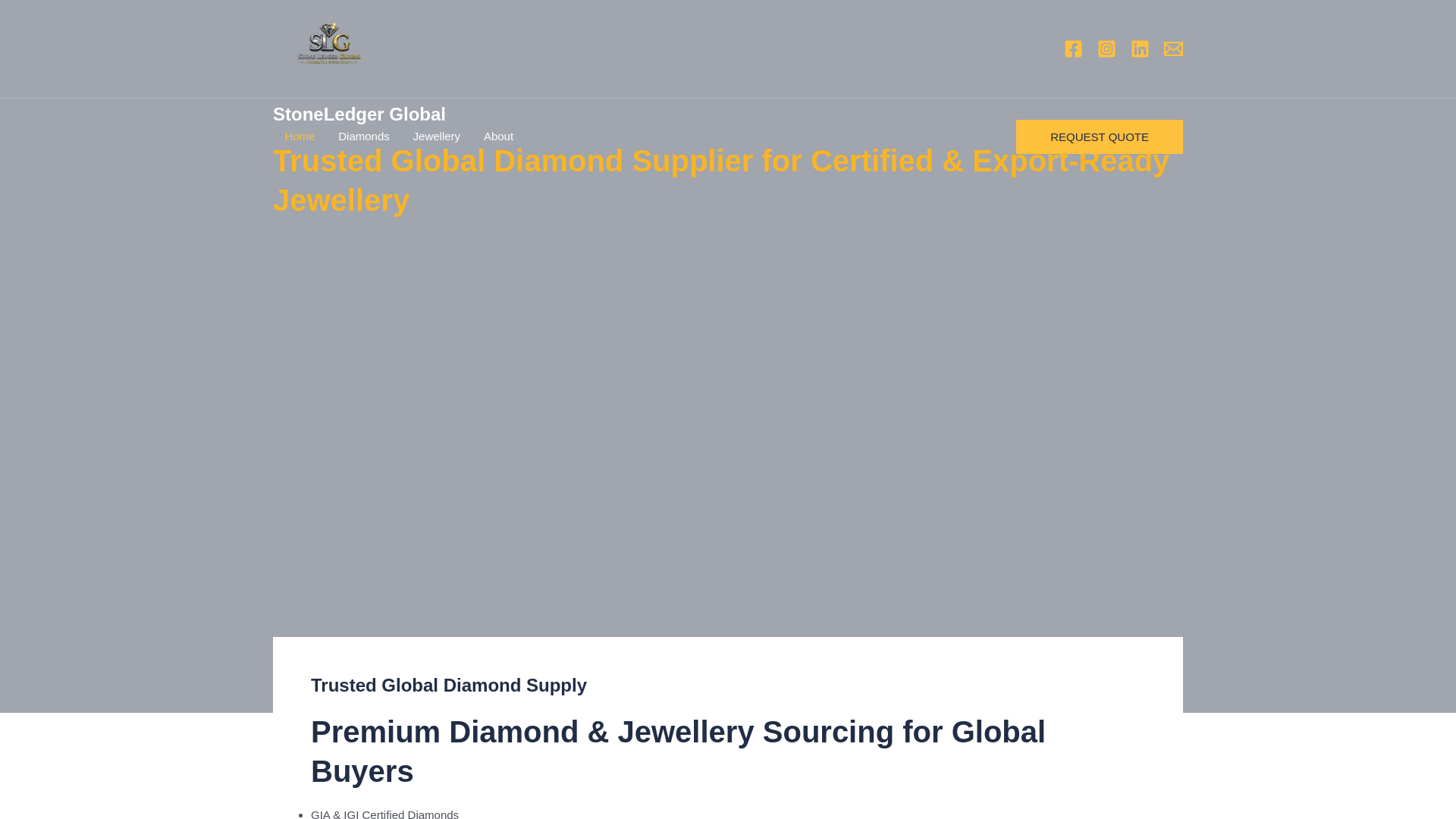 website screenshot of https://stoneledgerglobal.com/