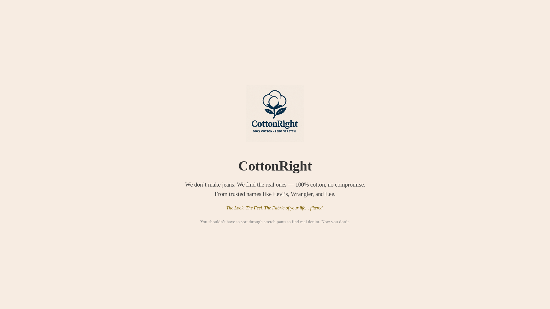 website screenshot of https://cottonright.pages.dev/