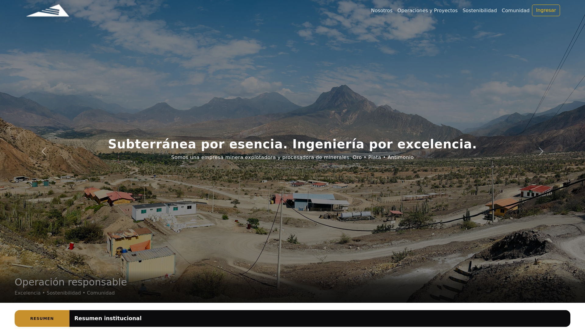website screenshot of https://chicama-landing.pages.dev/