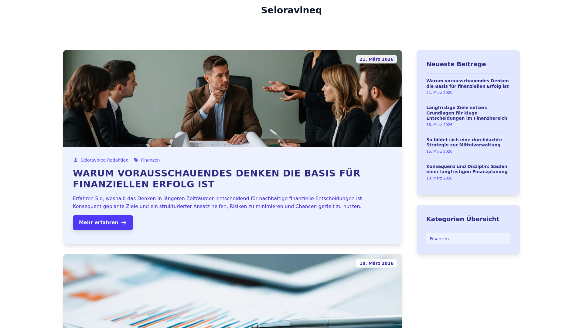 website screenshot of https://seloravineq.com/