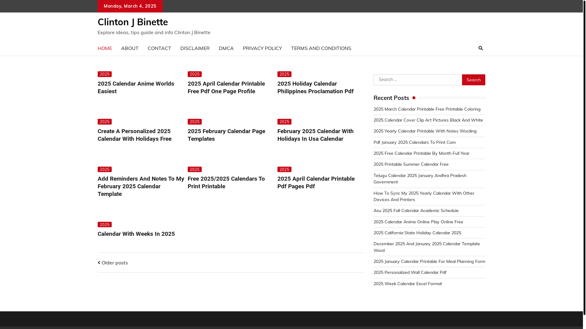 website screenshot of https://clintonjbinetted.pages.dev/