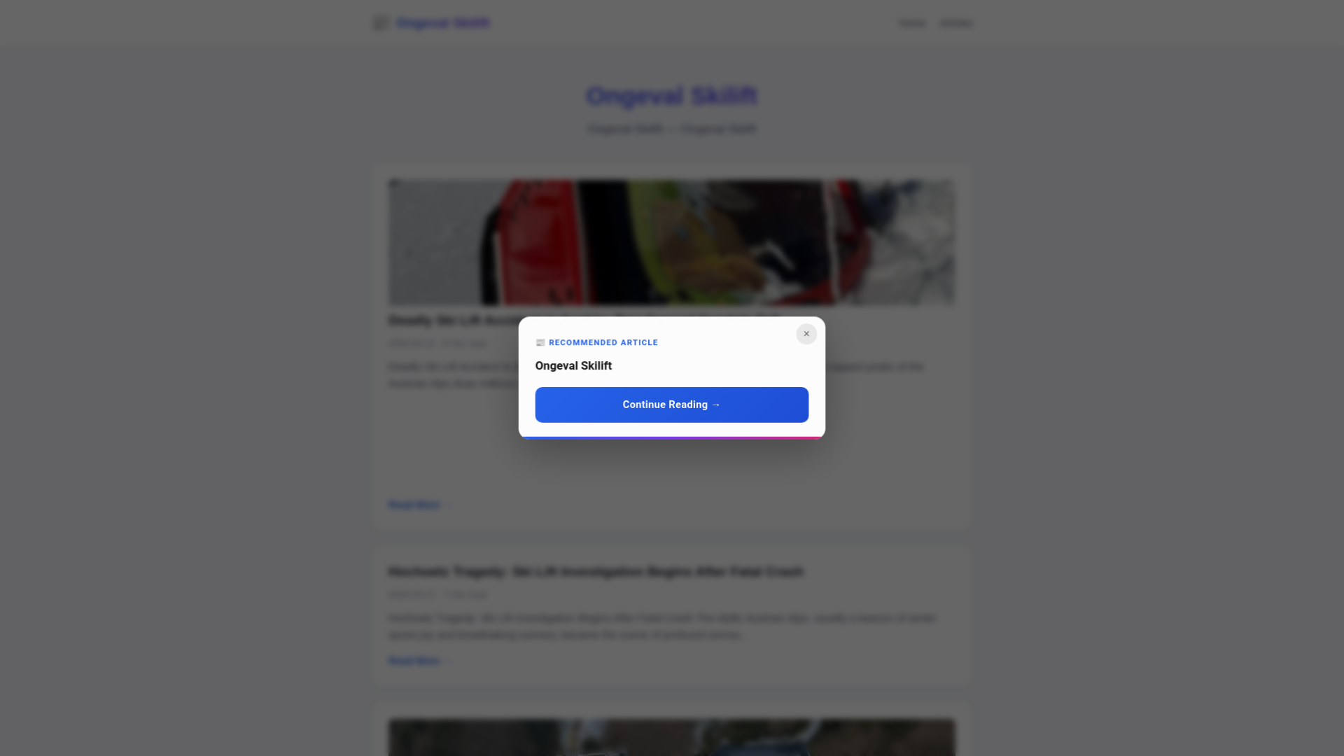 website screenshot of https://ongeval-skilift.pages.dev/