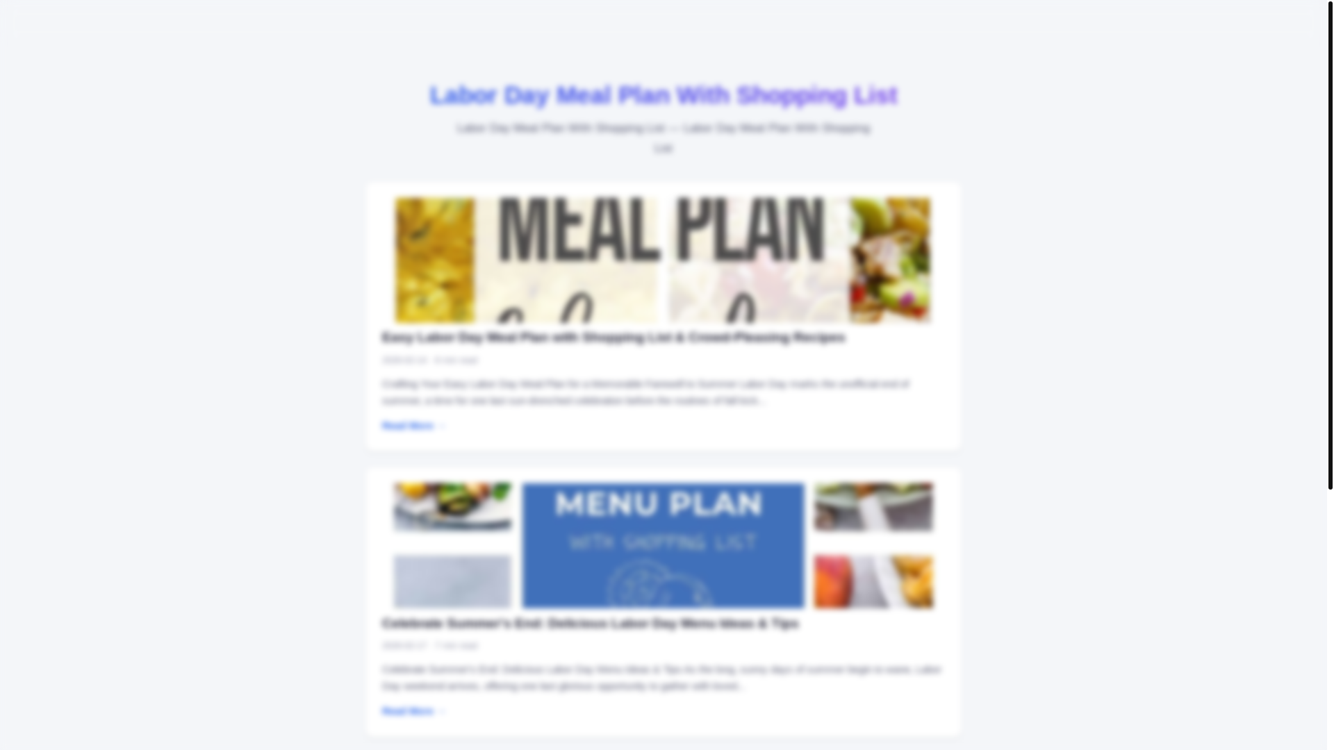 website screenshot of https://labor-day-meal-plan-with-shopping-list.pages.dev/