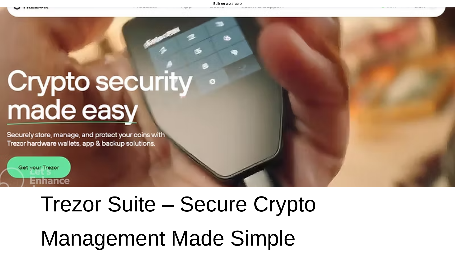 website screenshot of https://suitetrezoor.wixstudio.com/en-us