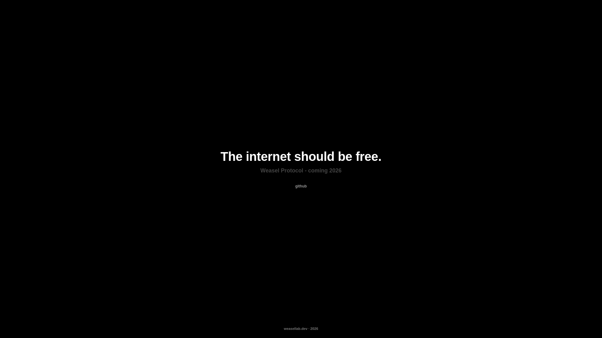 website screenshot of https://weasellab-site.pages.dev/