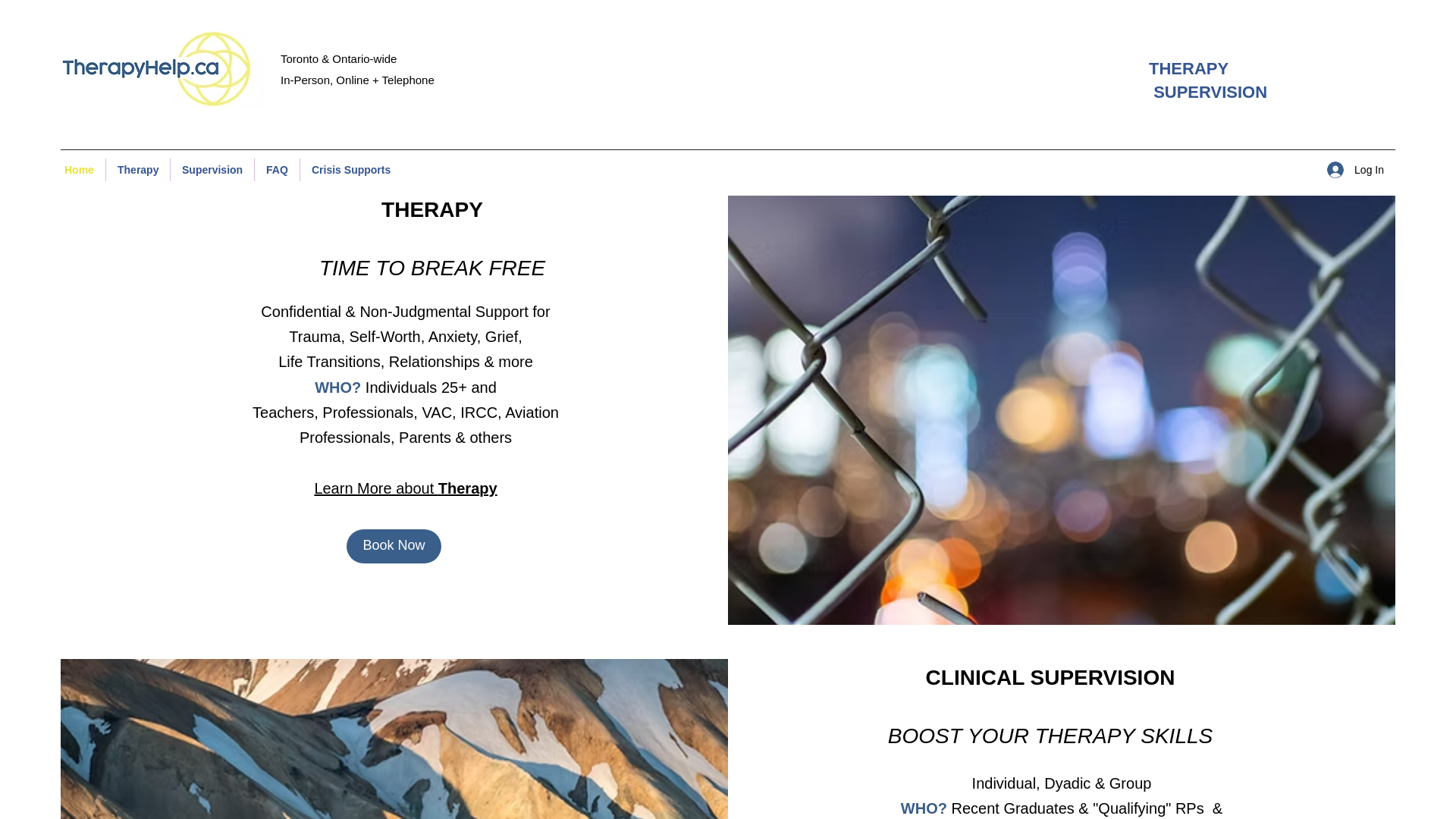 website screenshot of https://helpwithtrauma.ca/