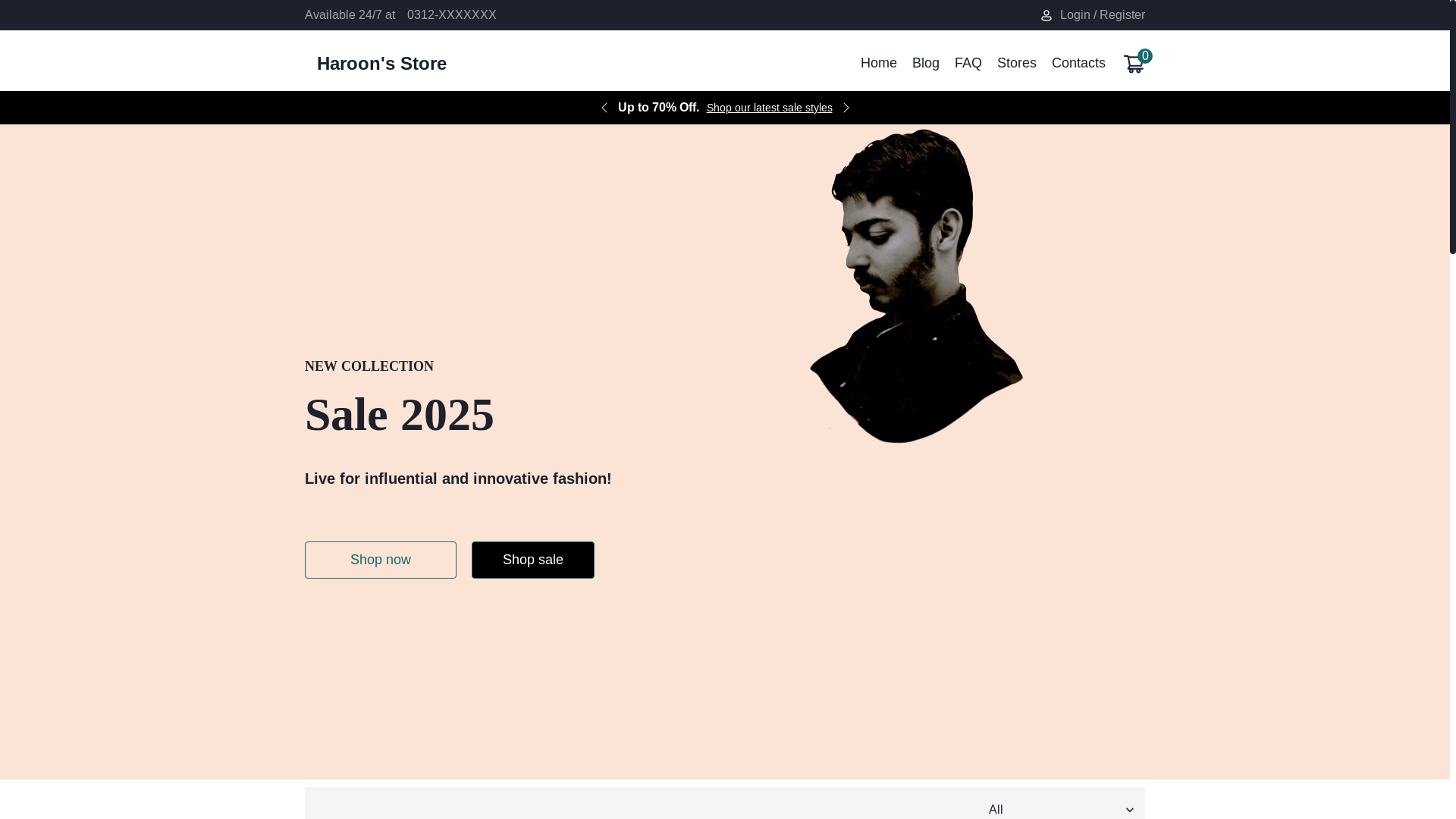 website screenshot of https://ecommerce-cart-system-using-rtk.pages.dev/