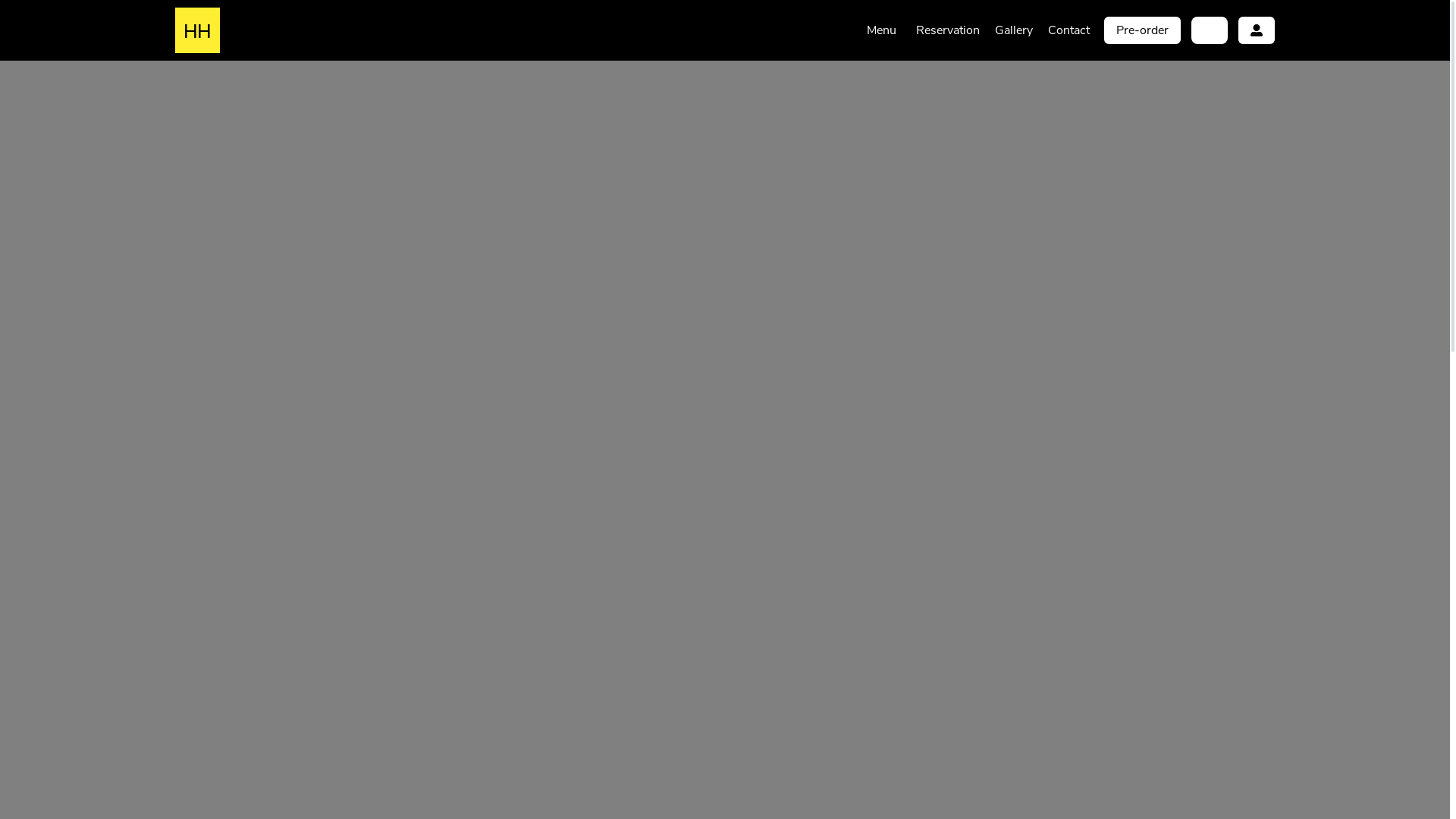 website screenshot of https://hardenshamburger.com/
