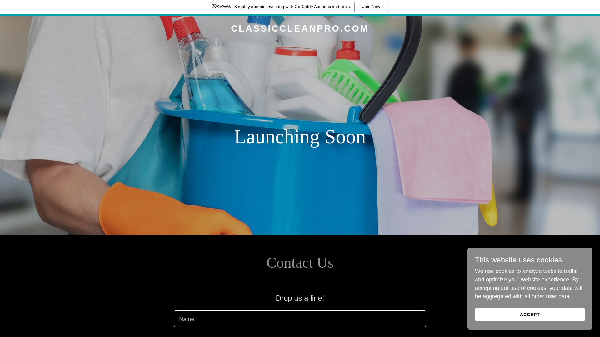website screenshot of https://classiccleanpro.com/