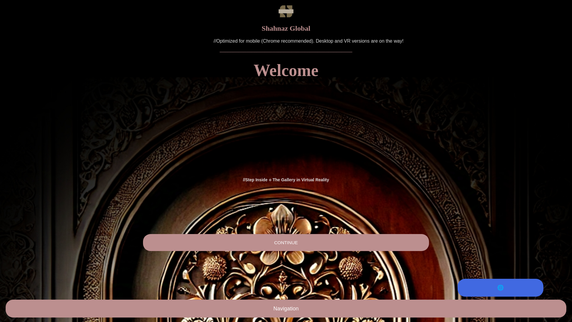 website screenshot of https://shahnaz-gallery.pages.dev/