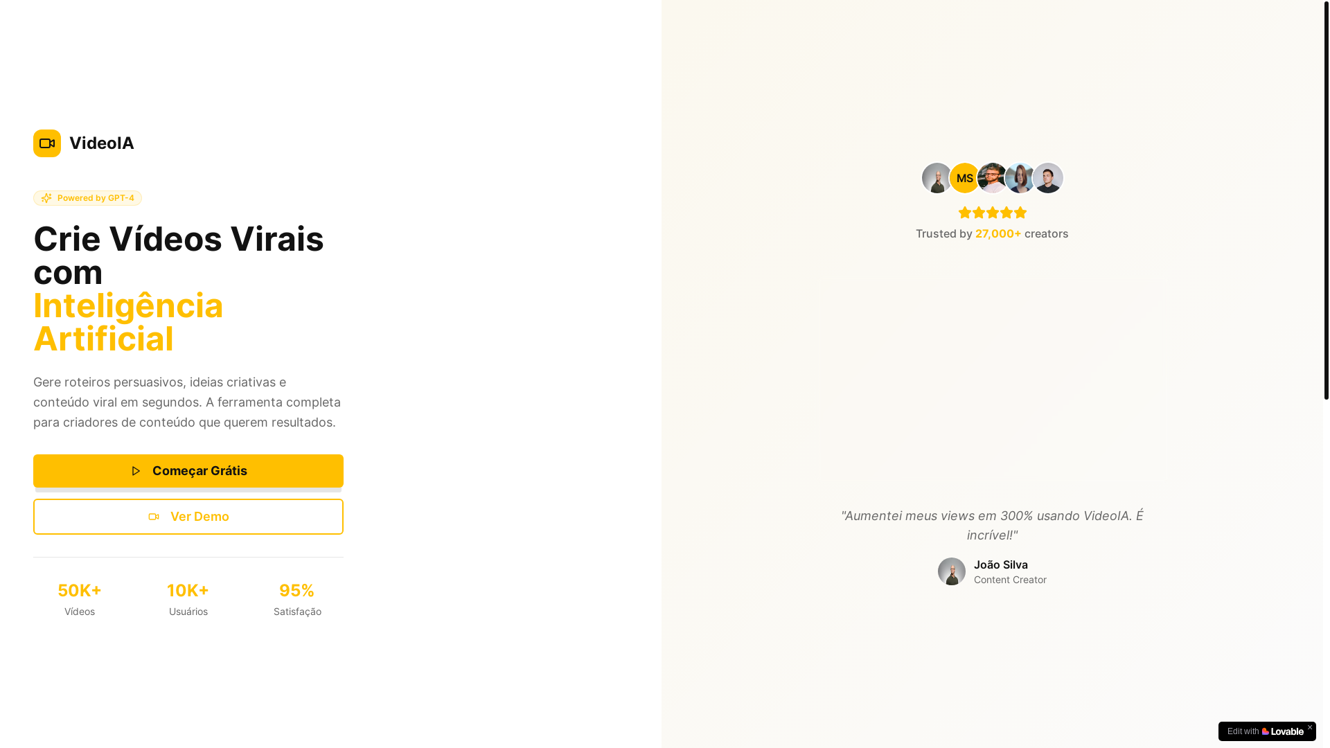 website screenshot of https://super-video-creator.com/