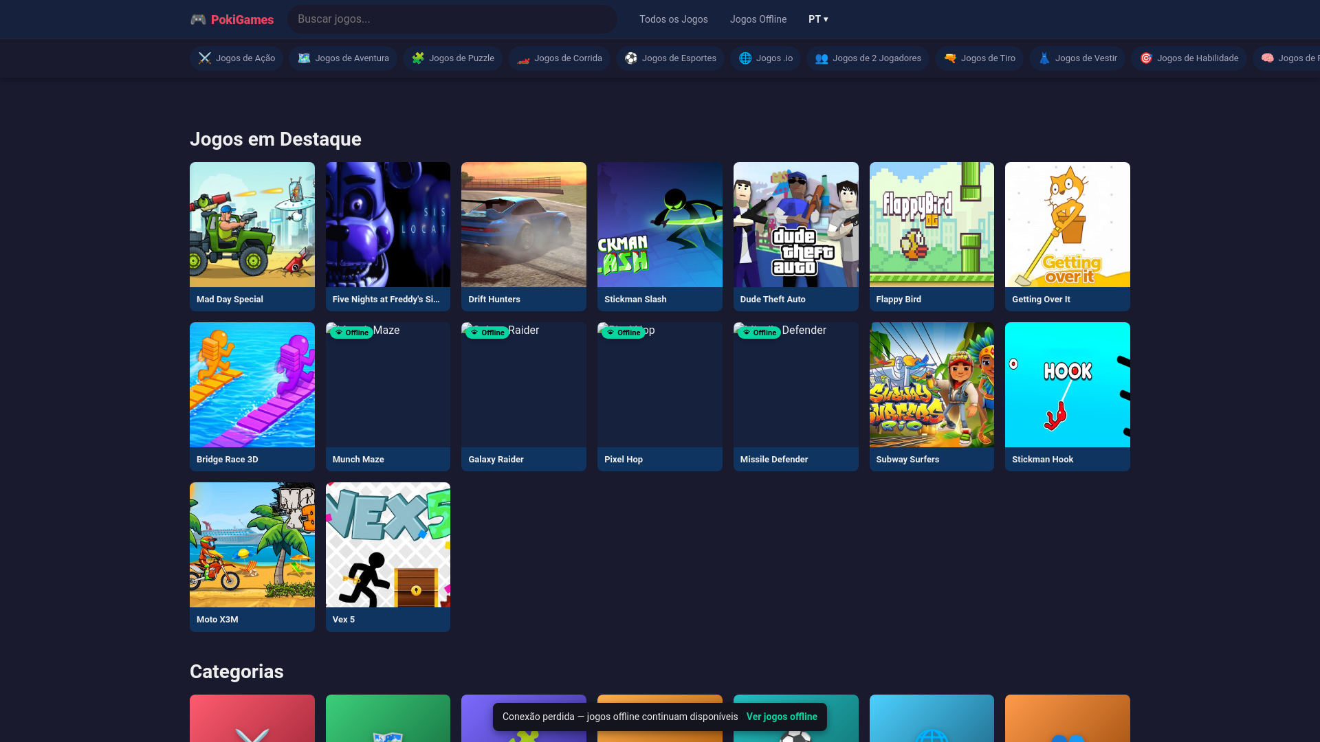website screenshot of https://pokigames-app.pages.dev/
