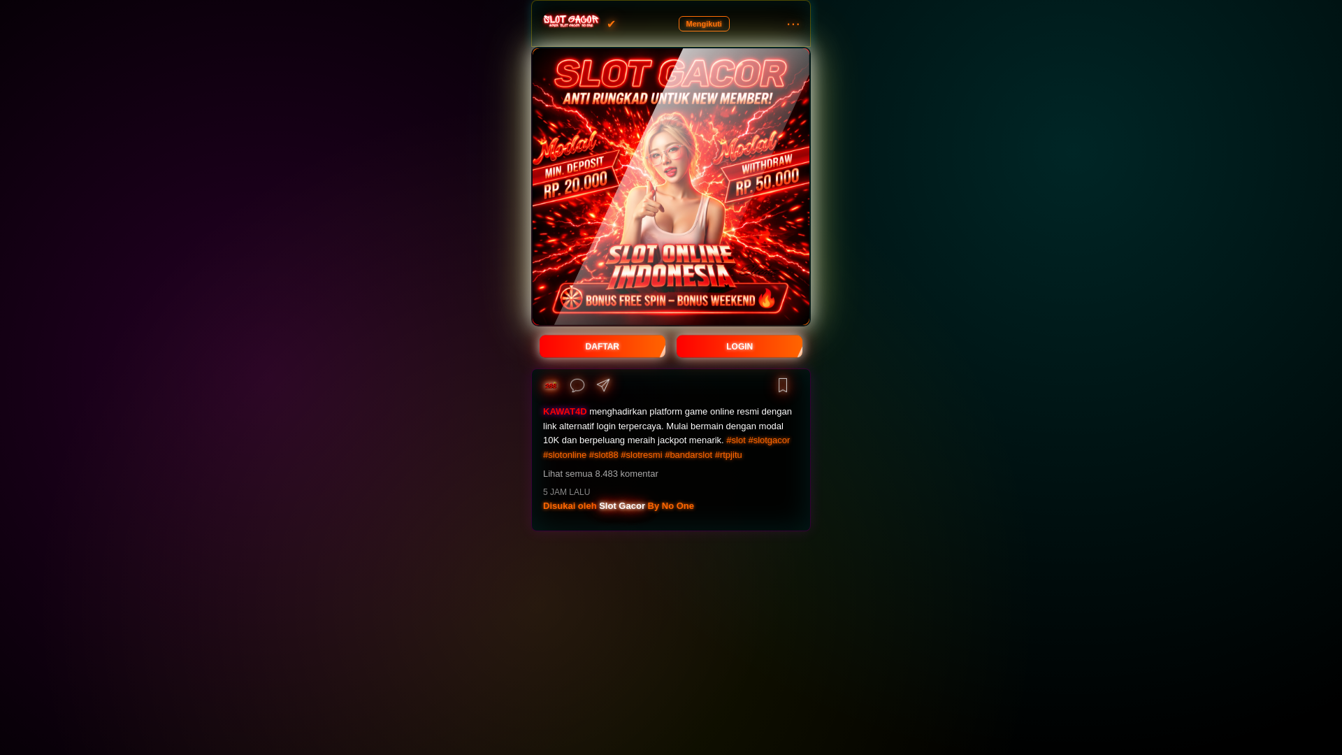 website screenshot of https://kawat4d-outlander.pages.dev/