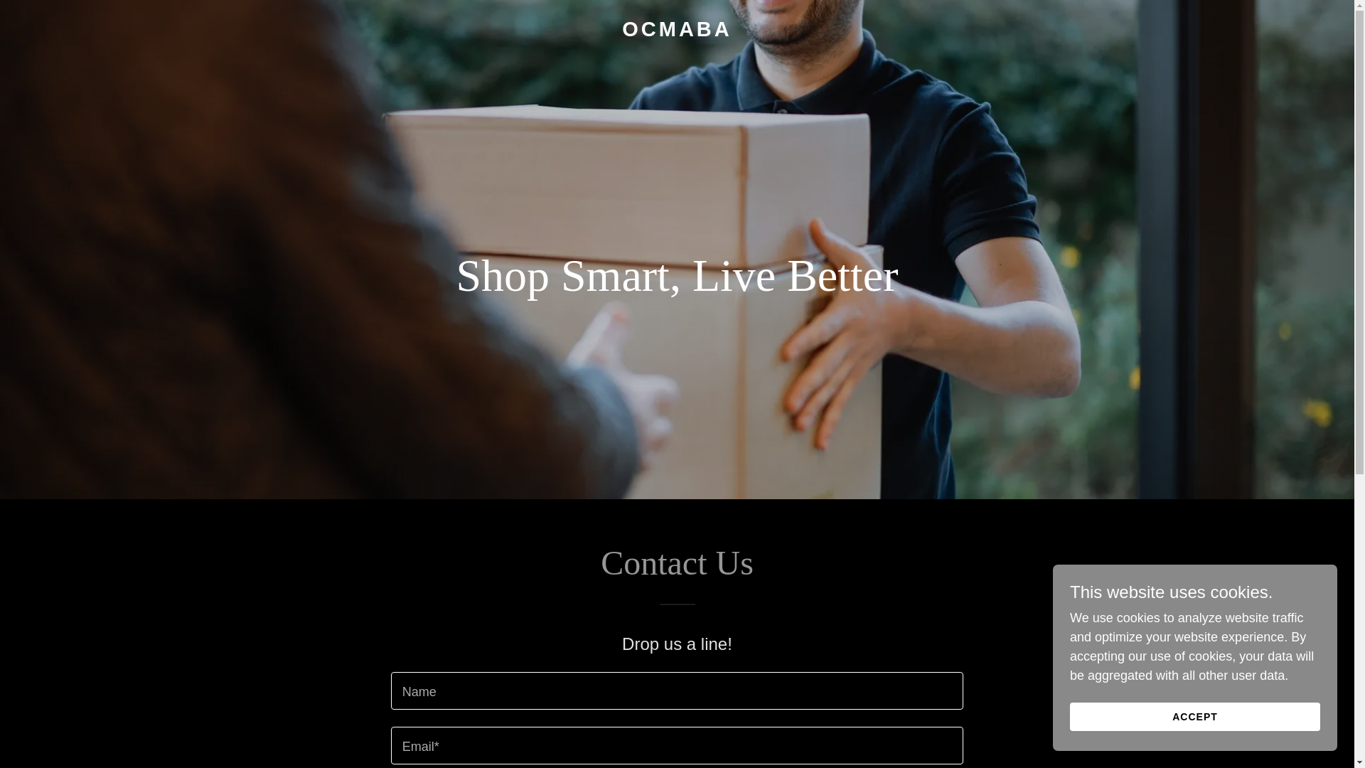 website screenshot of https://ocmaba.com/