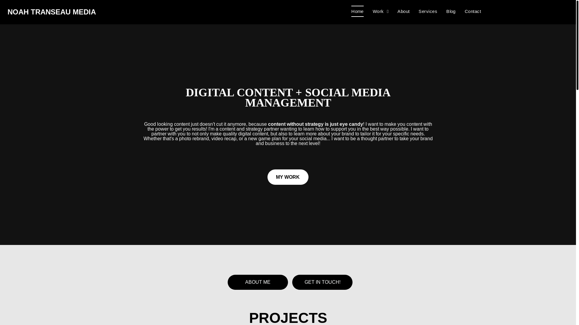 website screenshot of https://noahtranseaumedia.com/