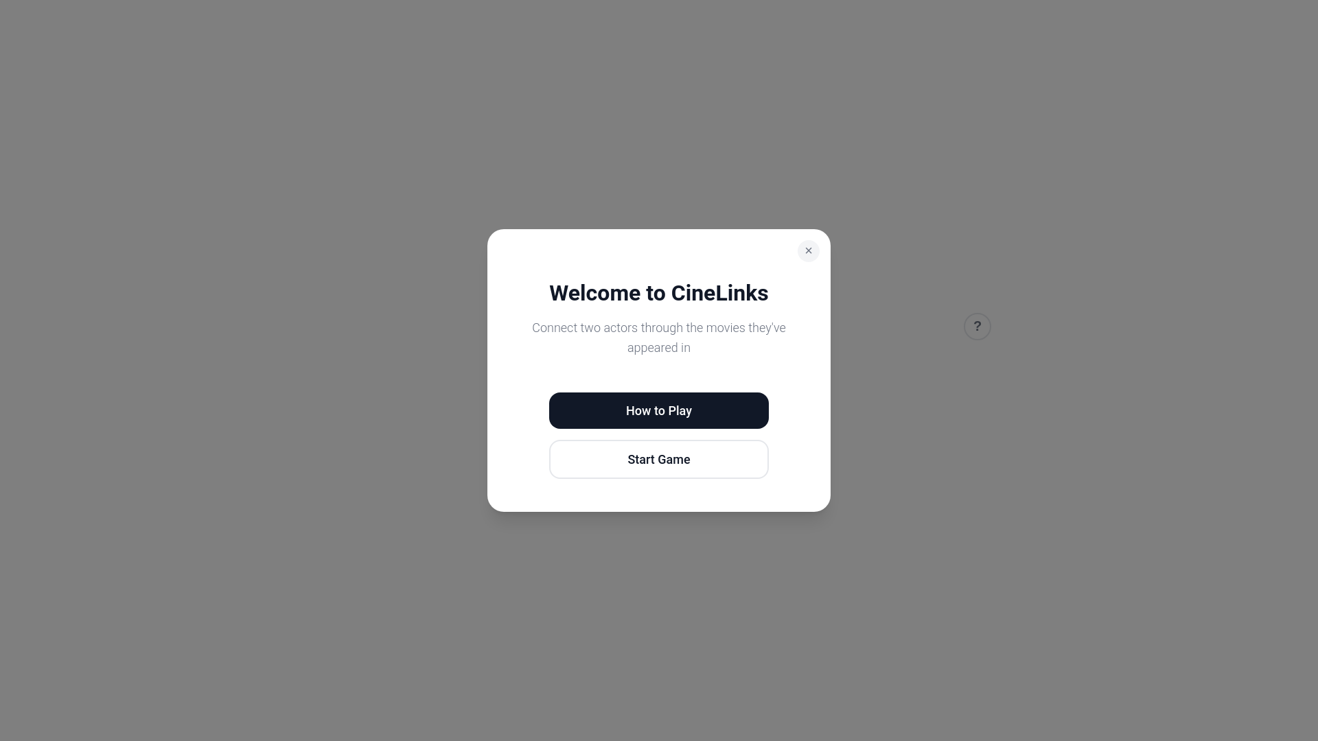 website screenshot of https://actor-graph-game.pages.dev/