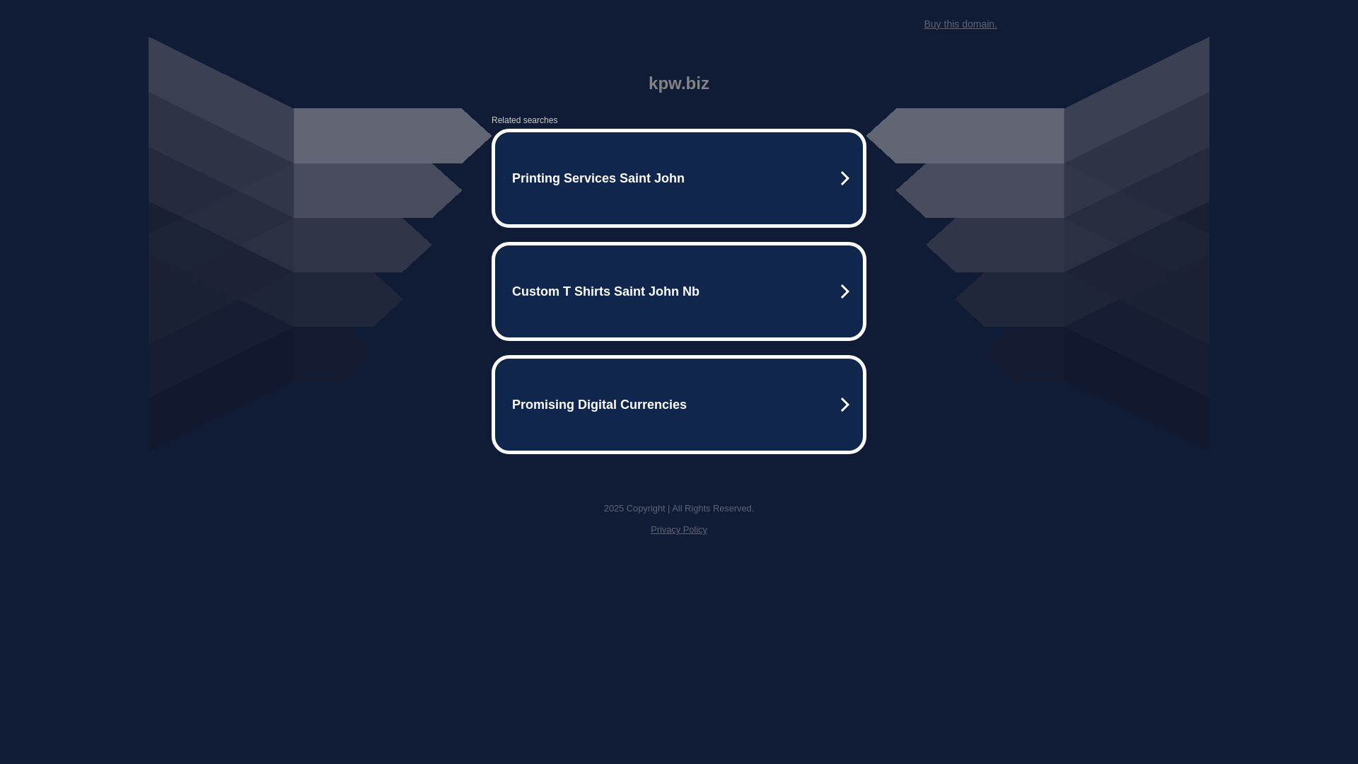 website screenshot of http://mobile.kpw.biz/