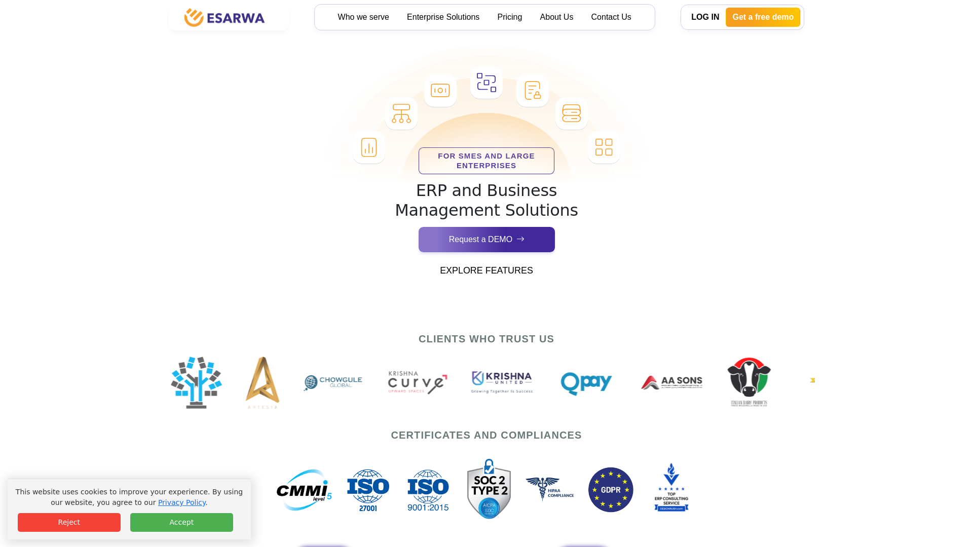 website screenshot of https://allesarwa.com