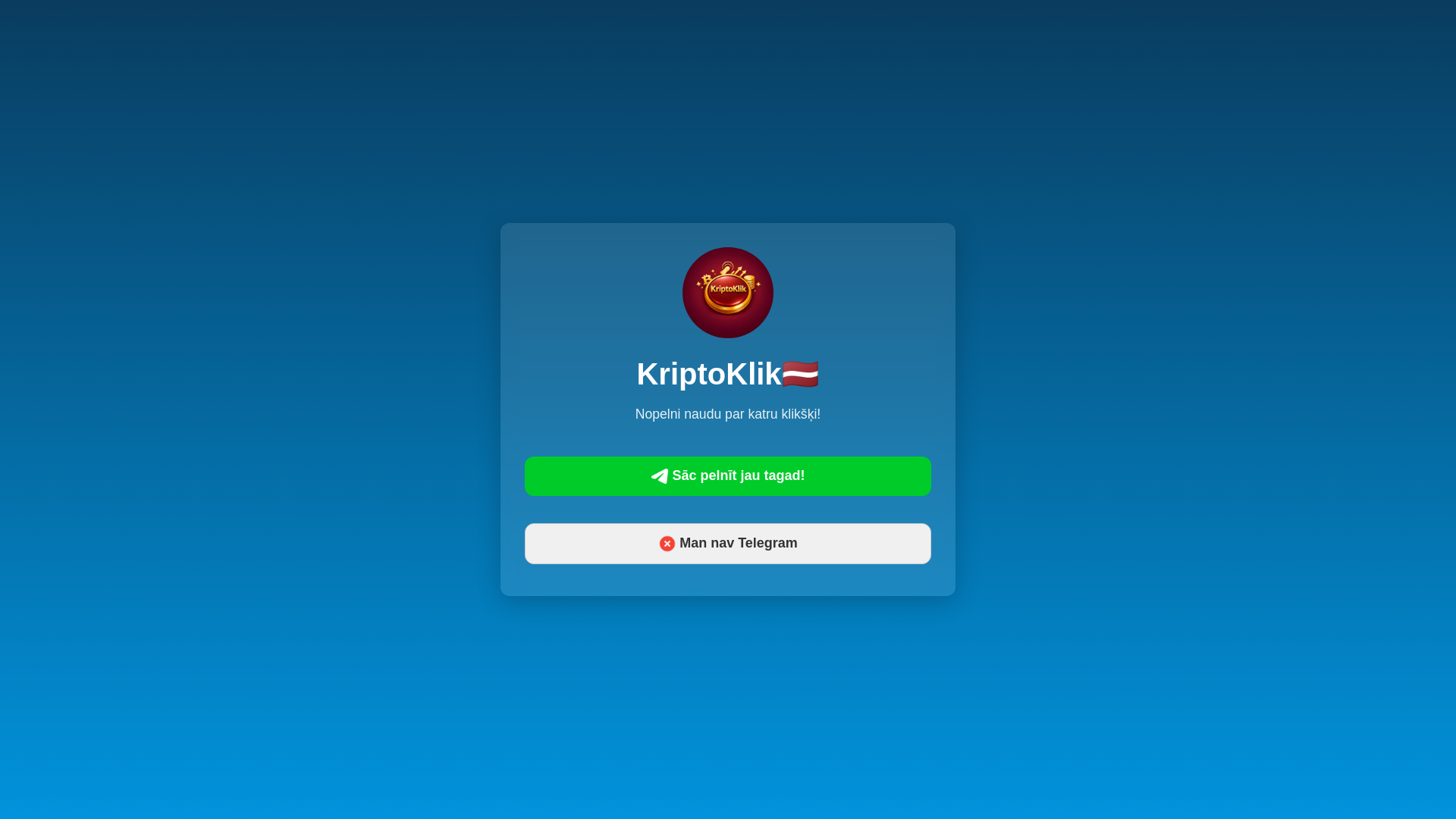 website screenshot of https://kriptoklic-tt67.pages.dev/