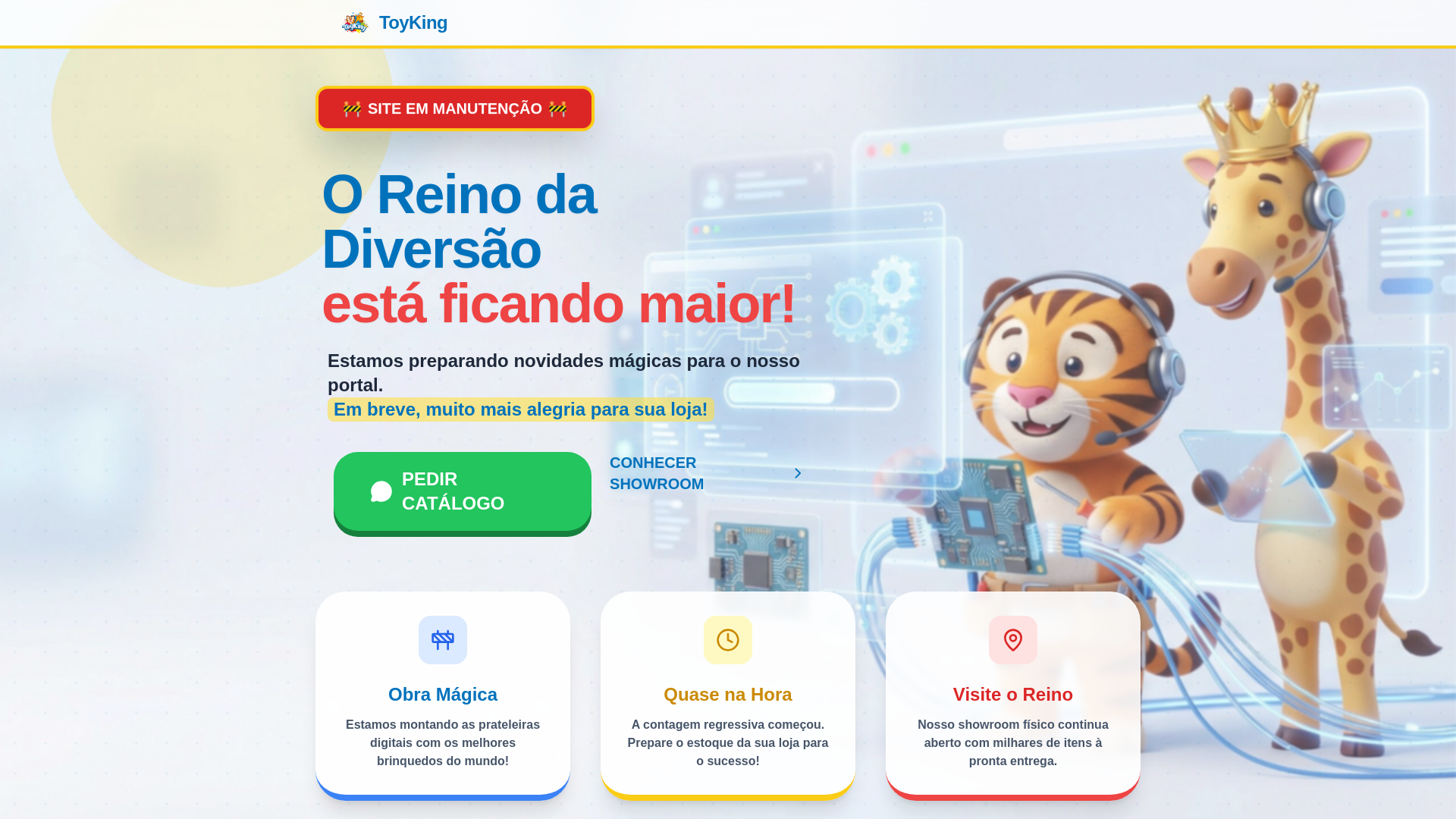 website screenshot of https://mohnishimports.com.br/