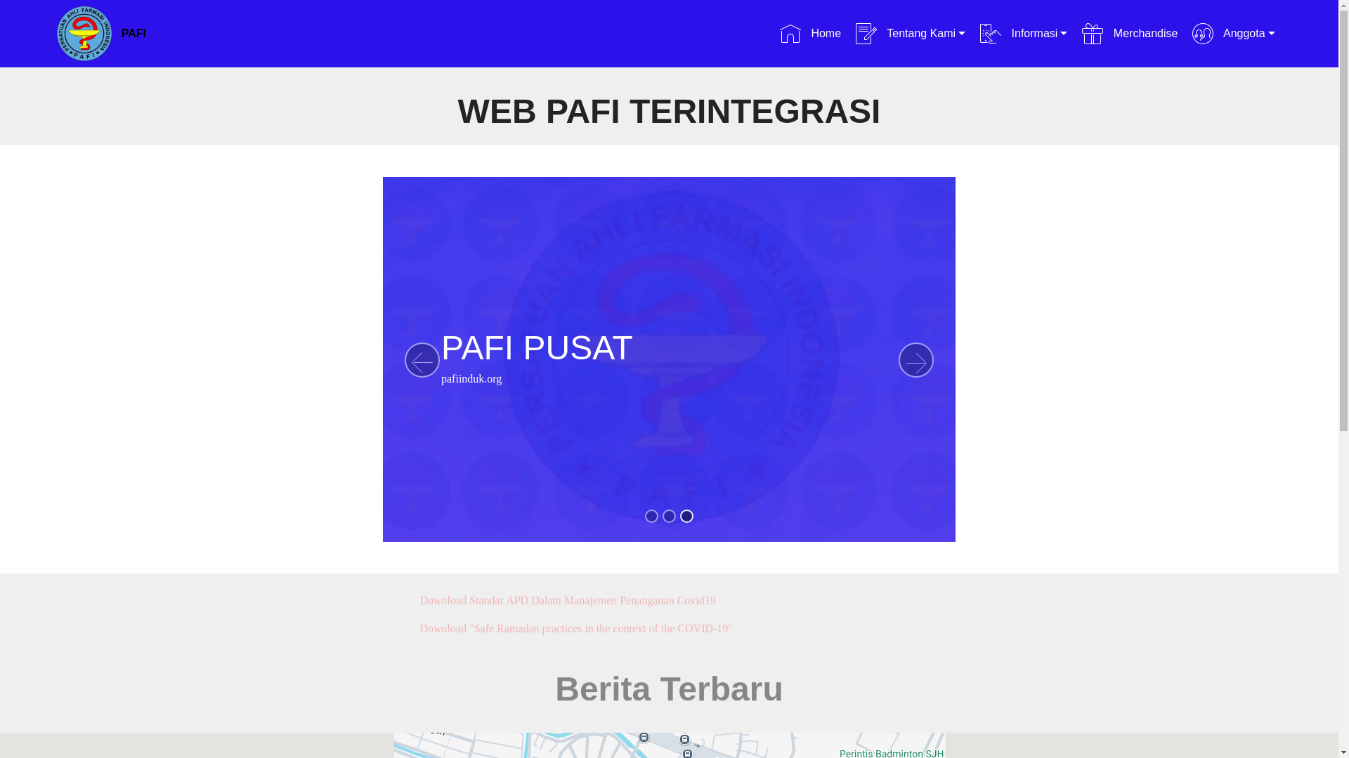 website screenshot of https://pafi-pulogadung-org.pages.dev/