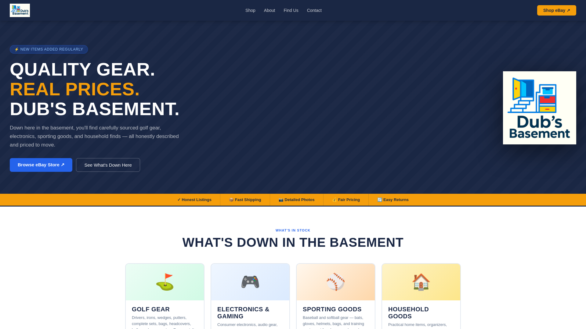 website screenshot of https://dubsbasement.pages.dev/