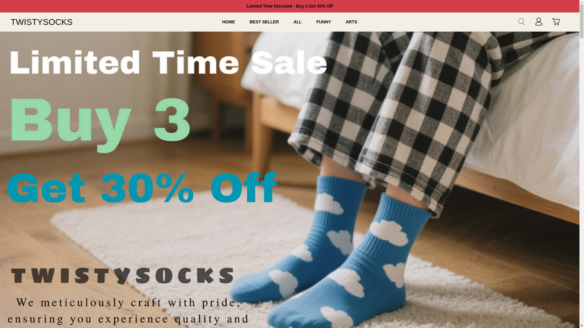 website screenshot of https://twistysocks.com/