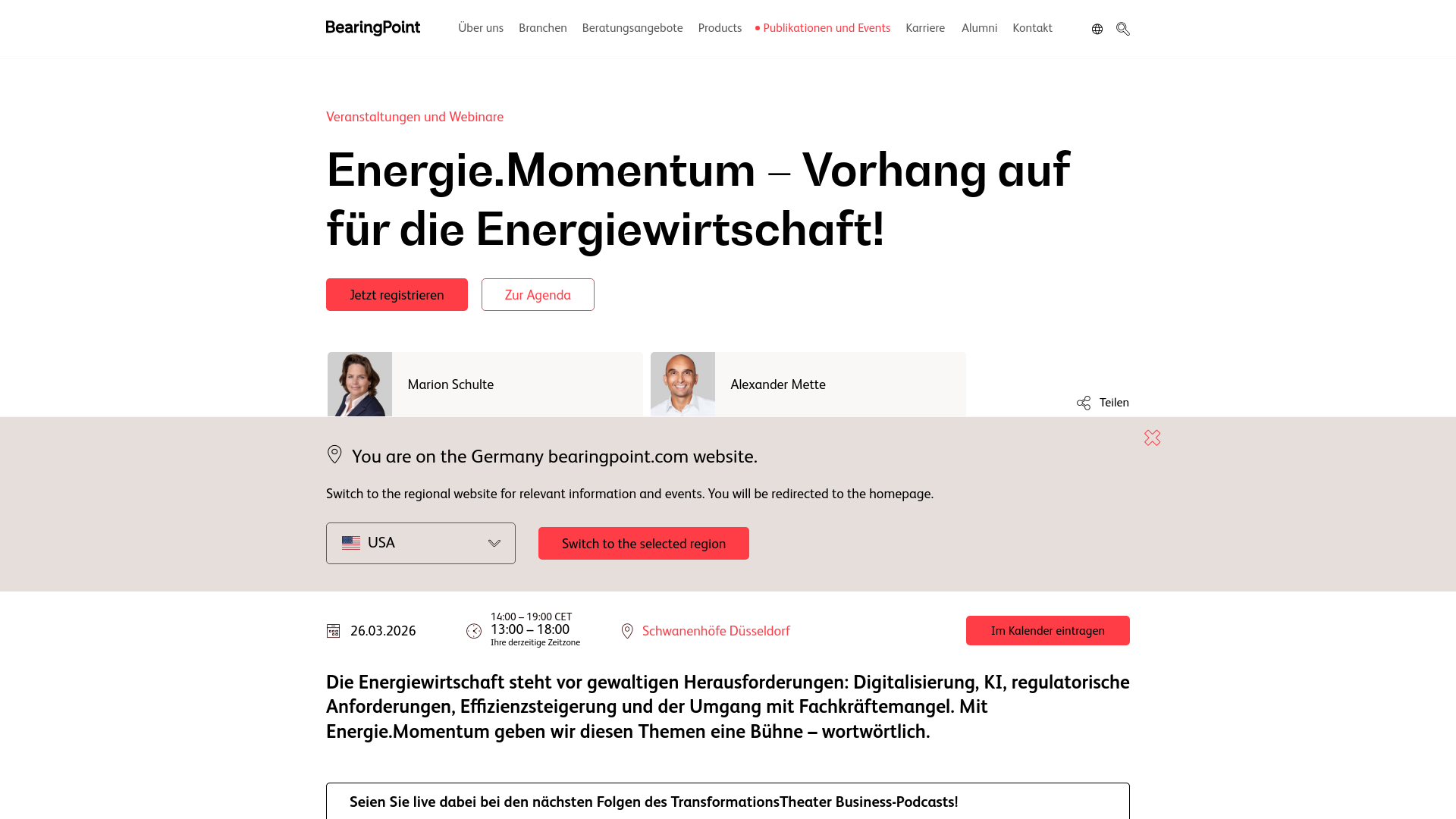 website screenshot of https://energie-momentum.de/