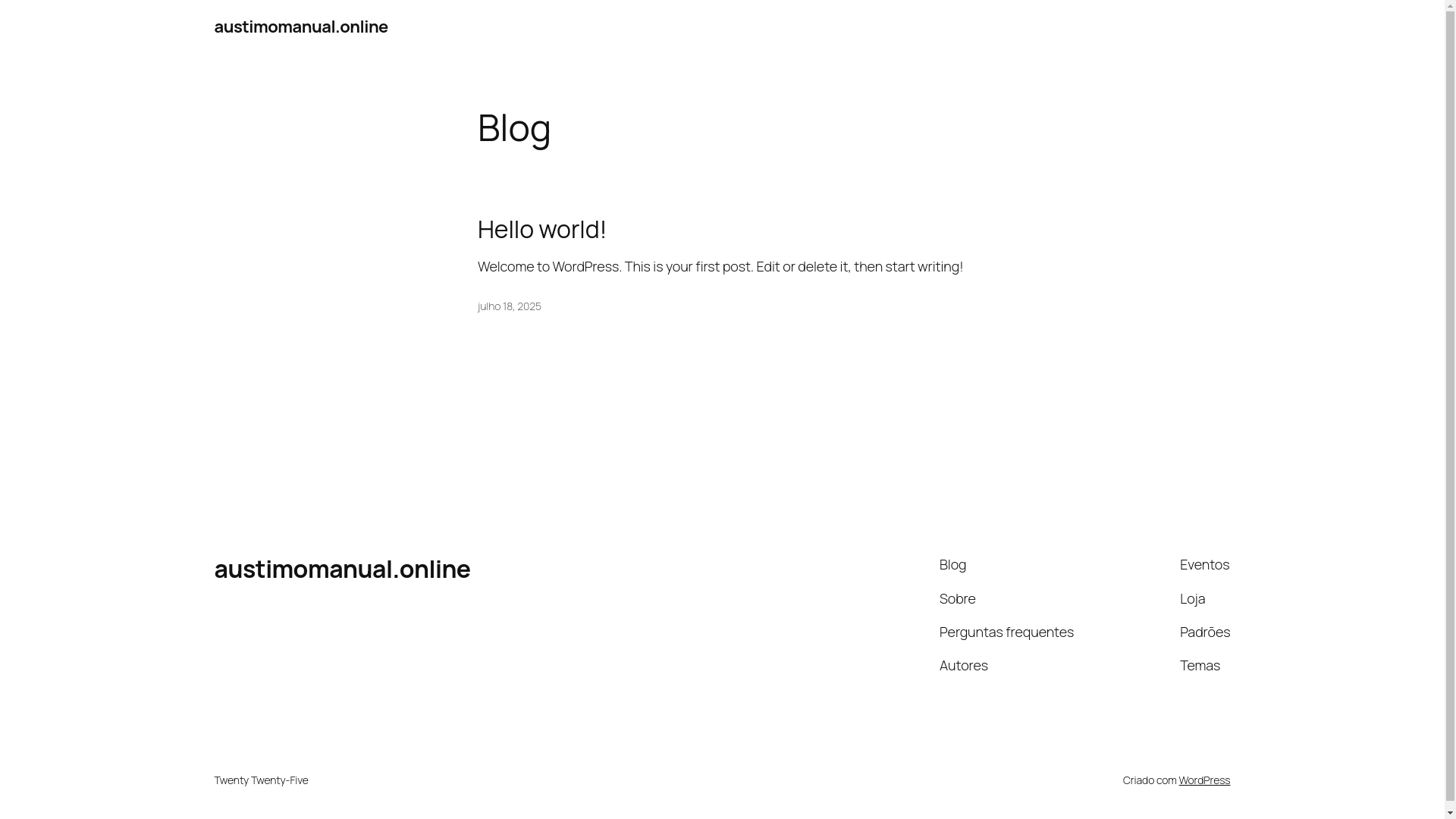 website screenshot of https://austimomanual.online/