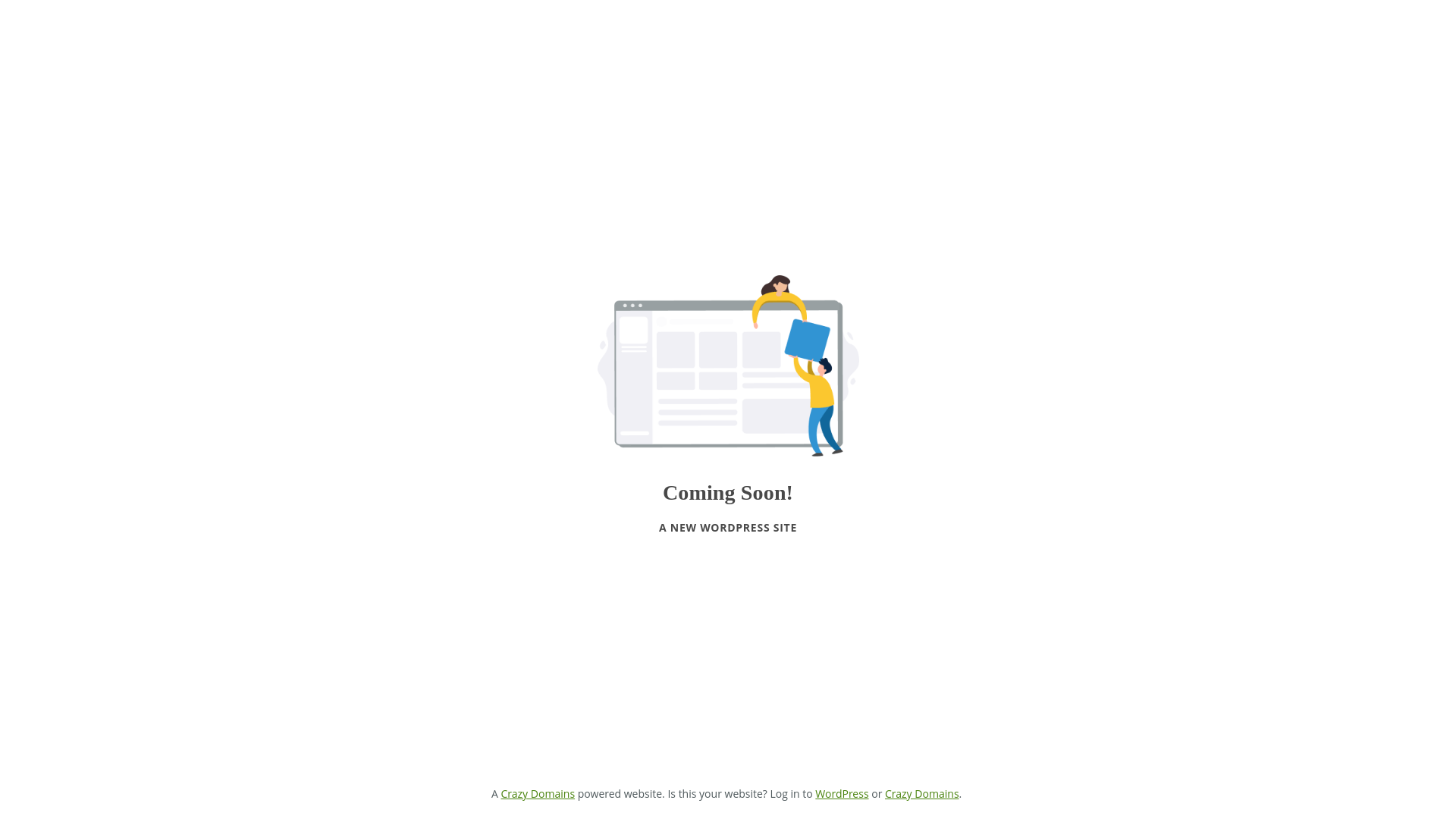 website screenshot of https://qwertyqatest1.xyz/