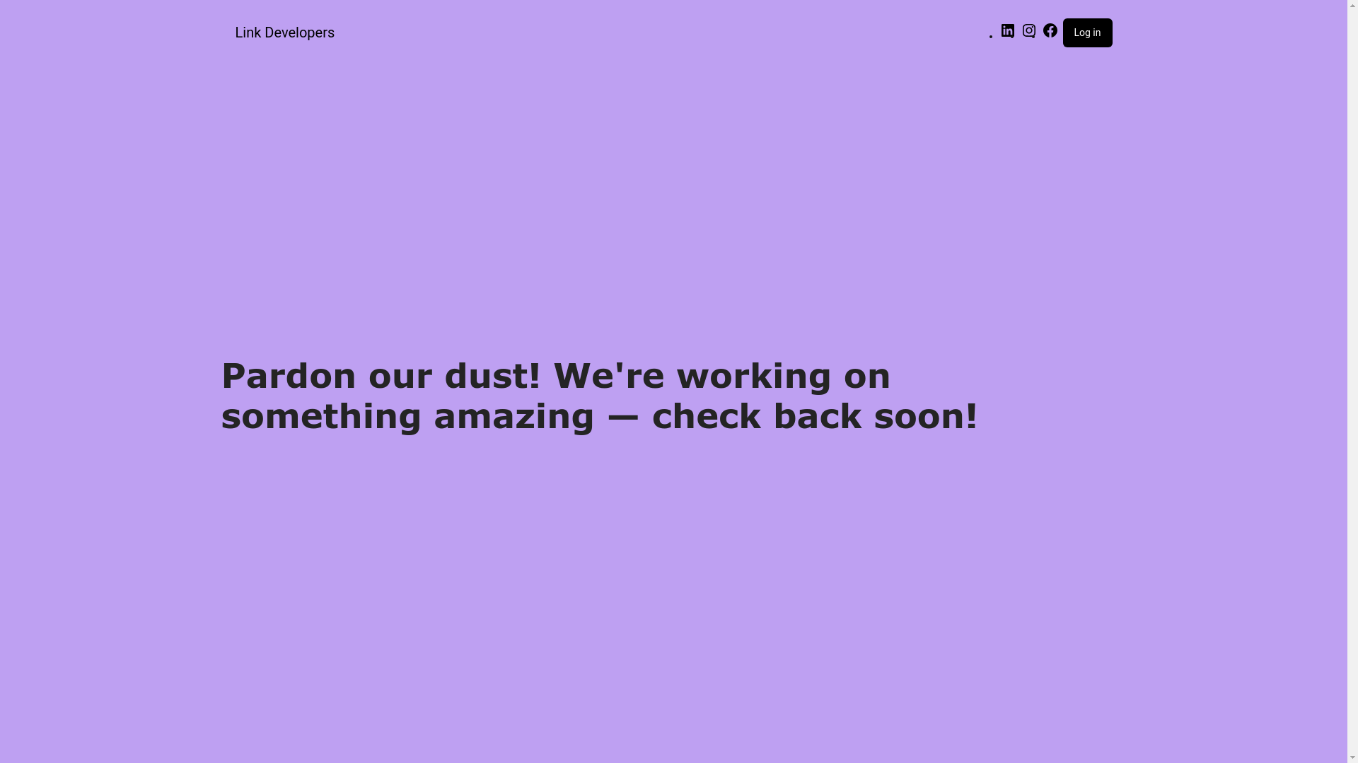 website screenshot of https://linkudevelopers.com/