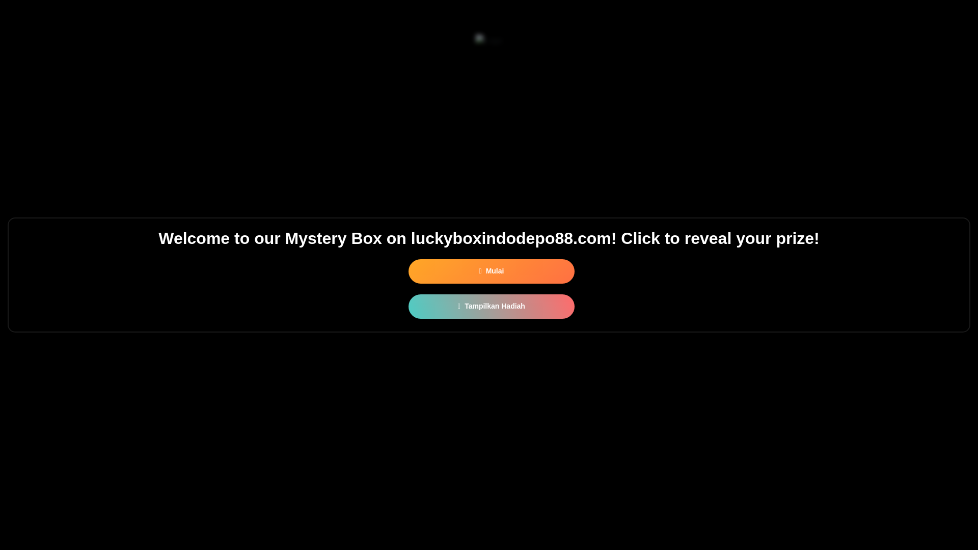 website screenshot of https://luckyboxindodepo88.com/