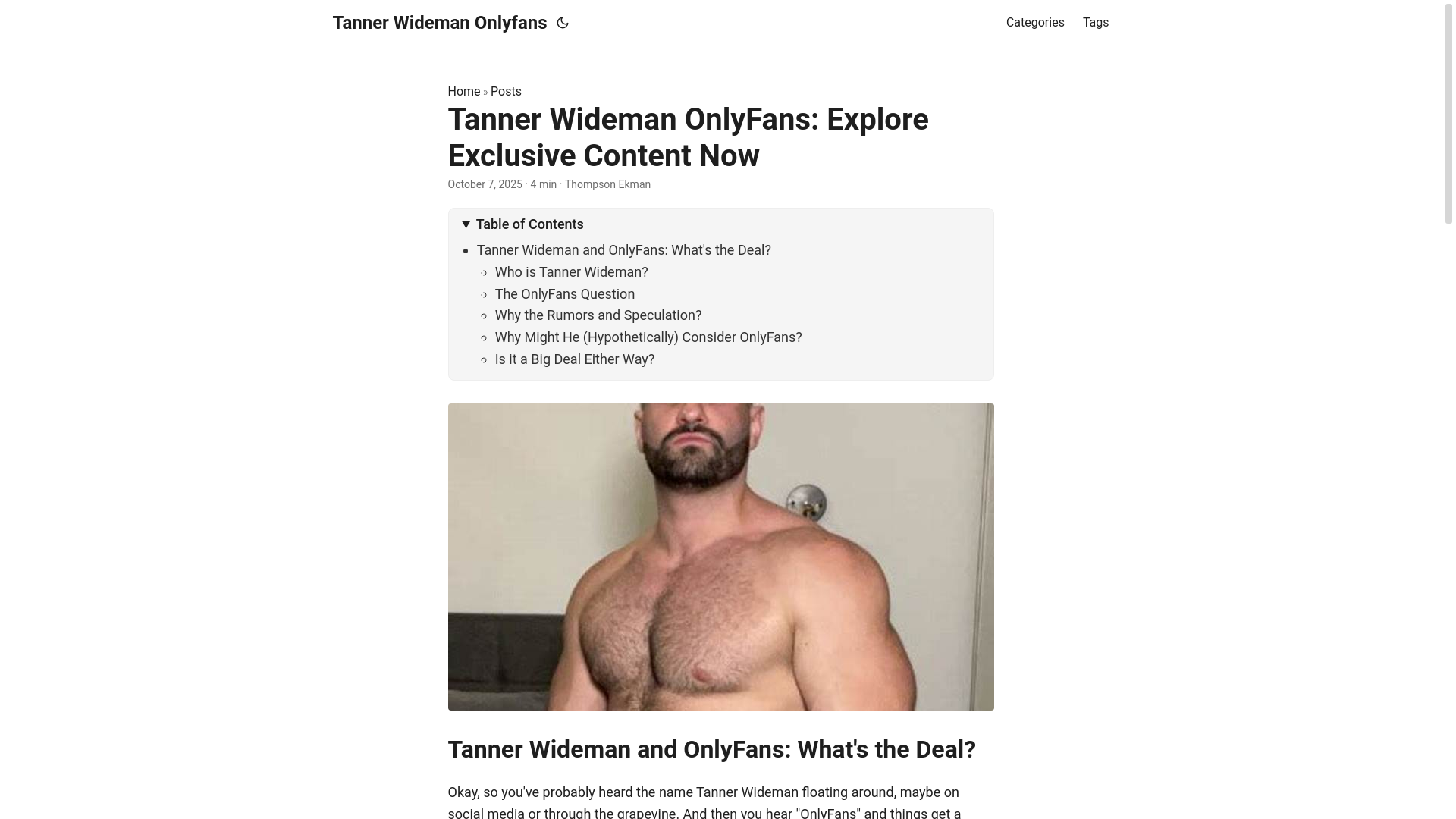 website screenshot of https://tanner-wideman-onlyfans.pages.dev/