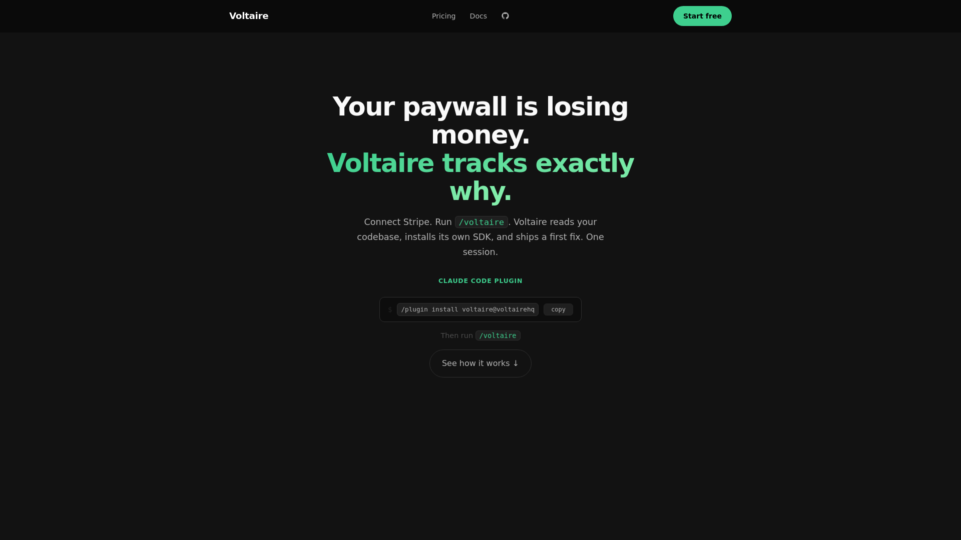 website screenshot of https://hivoltaire.com/