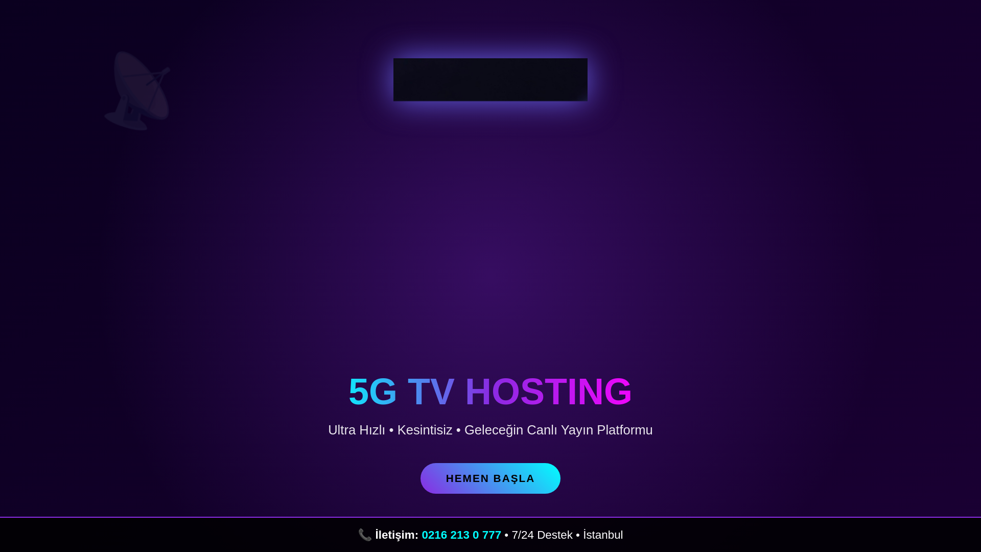 website screenshot of https://5gtvhosting.com