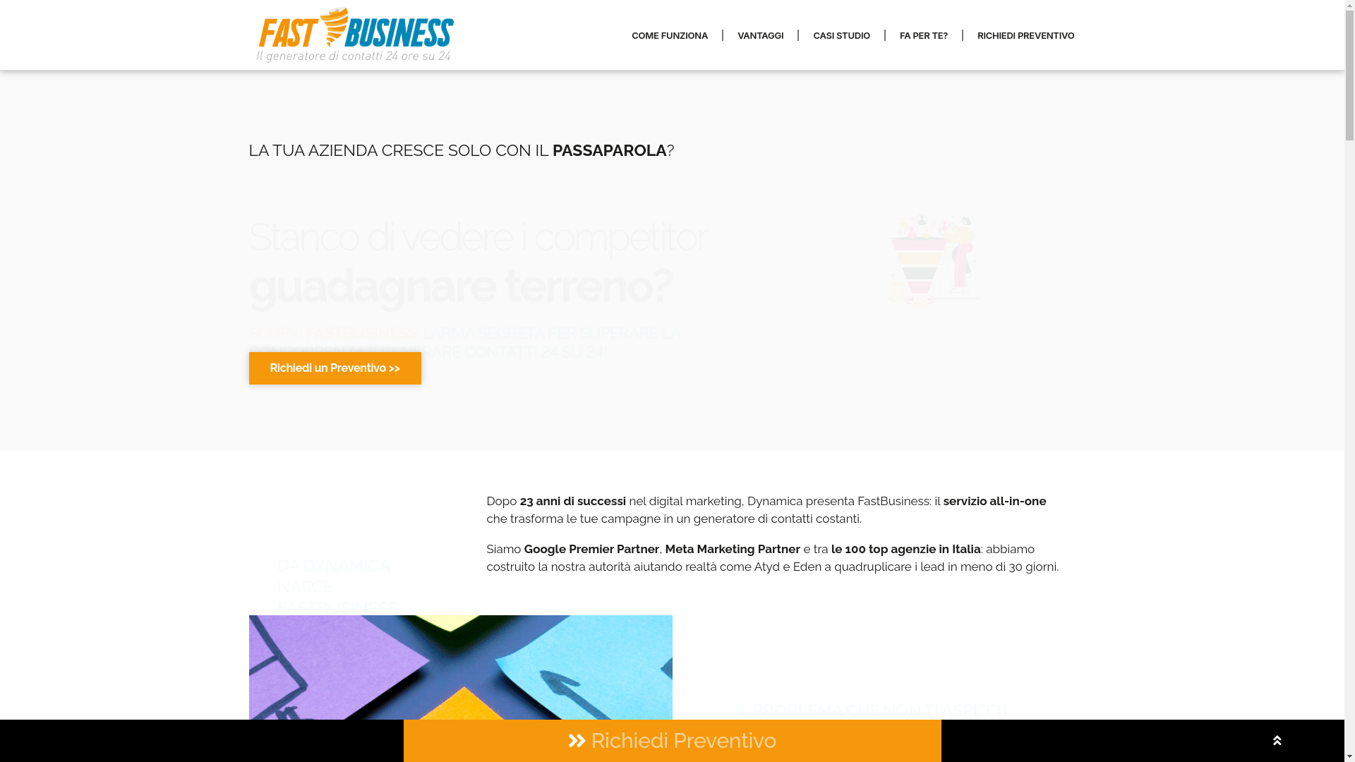 website screenshot of https://chiarodilunalamp.it/
