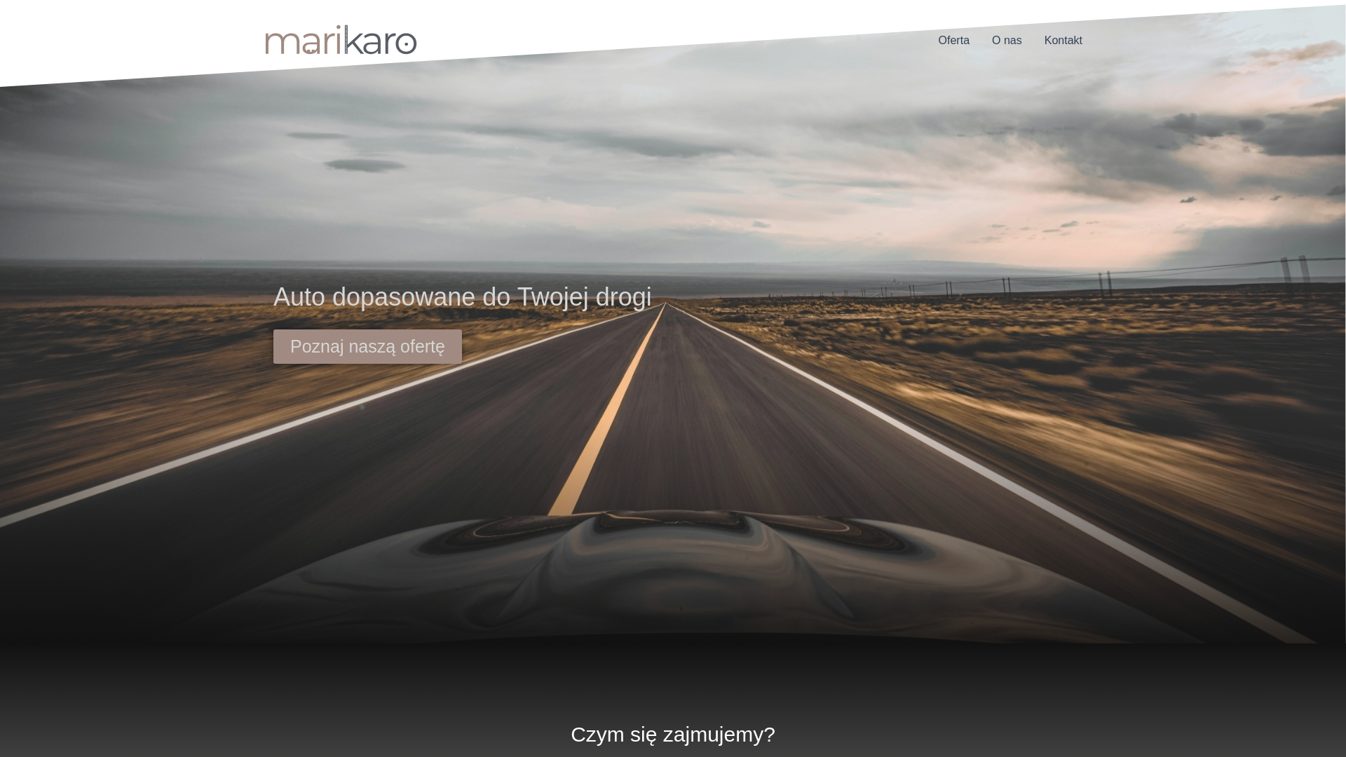 website screenshot of https://marikaro.pl/