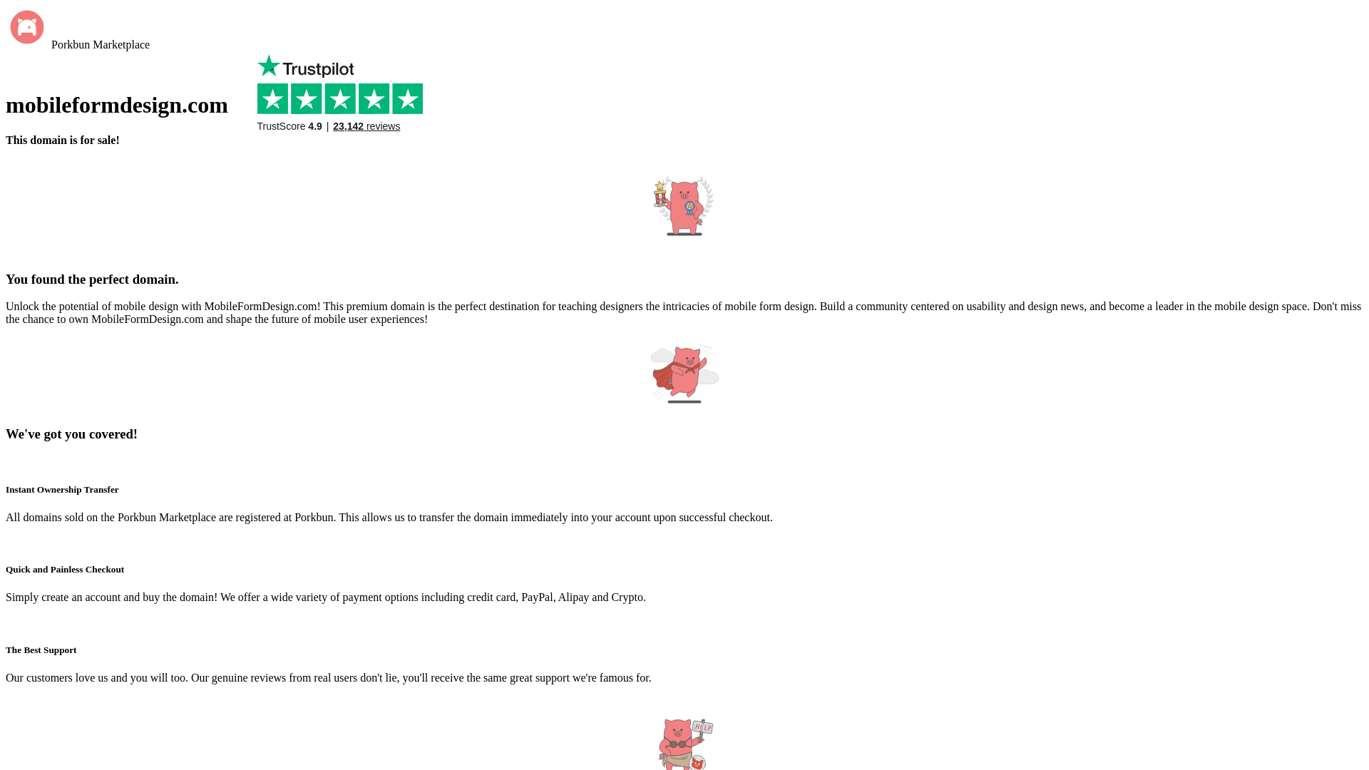 website screenshot of https://mobileformdesign.com