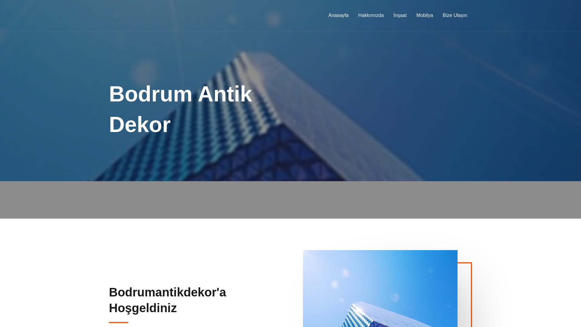 website screenshot of https://bodrumantikdekor.com/