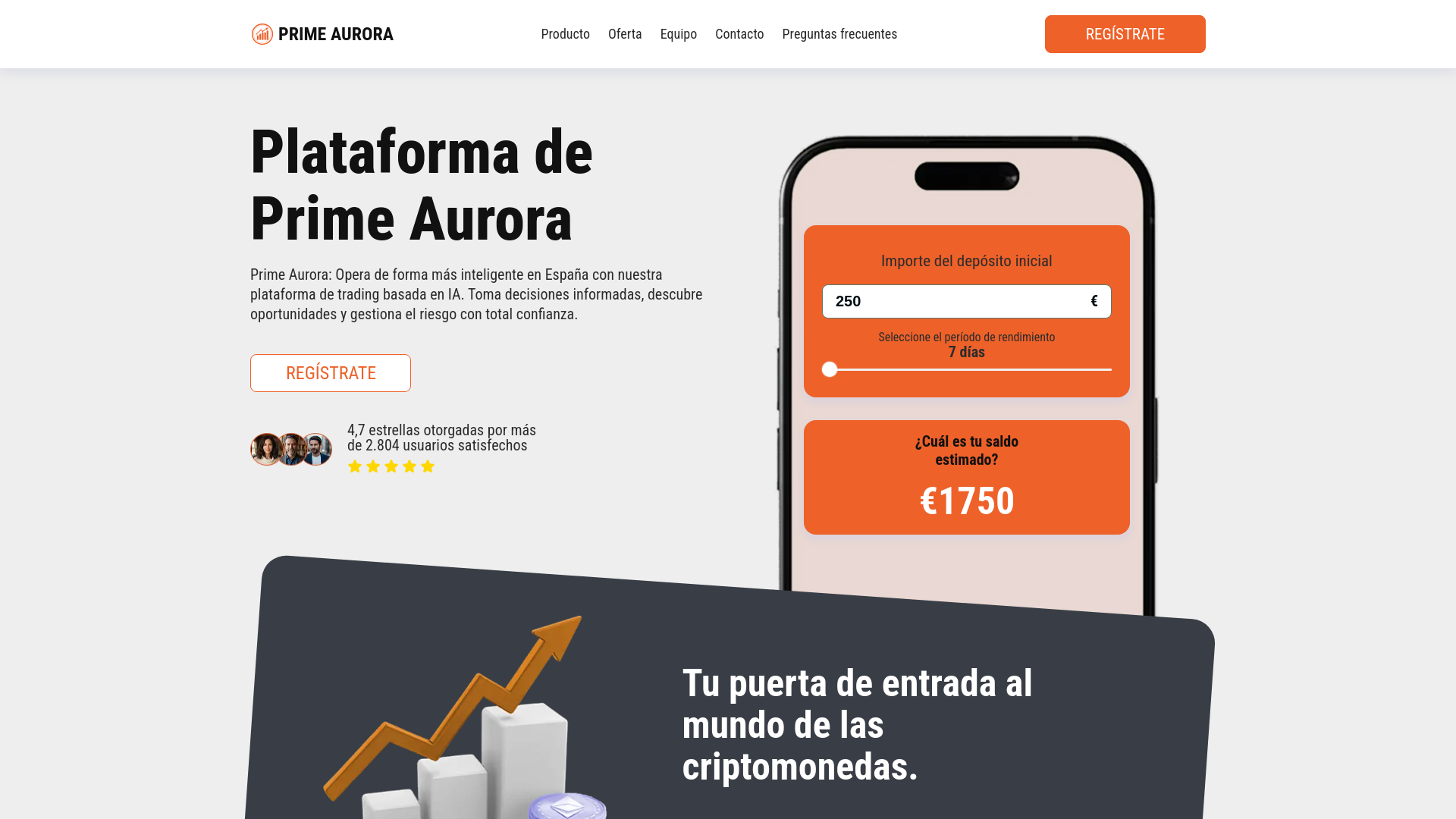 website screenshot of https://prime-auroraia.com/