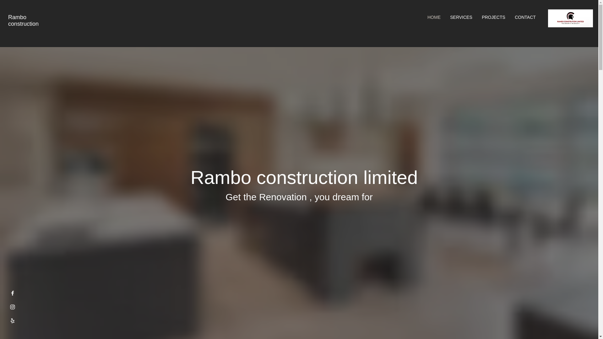 website screenshot of https://ramboconstruction.ca/