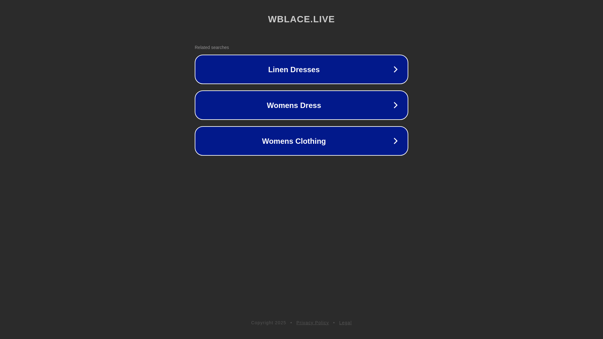 website screenshot of https://wblace.live/