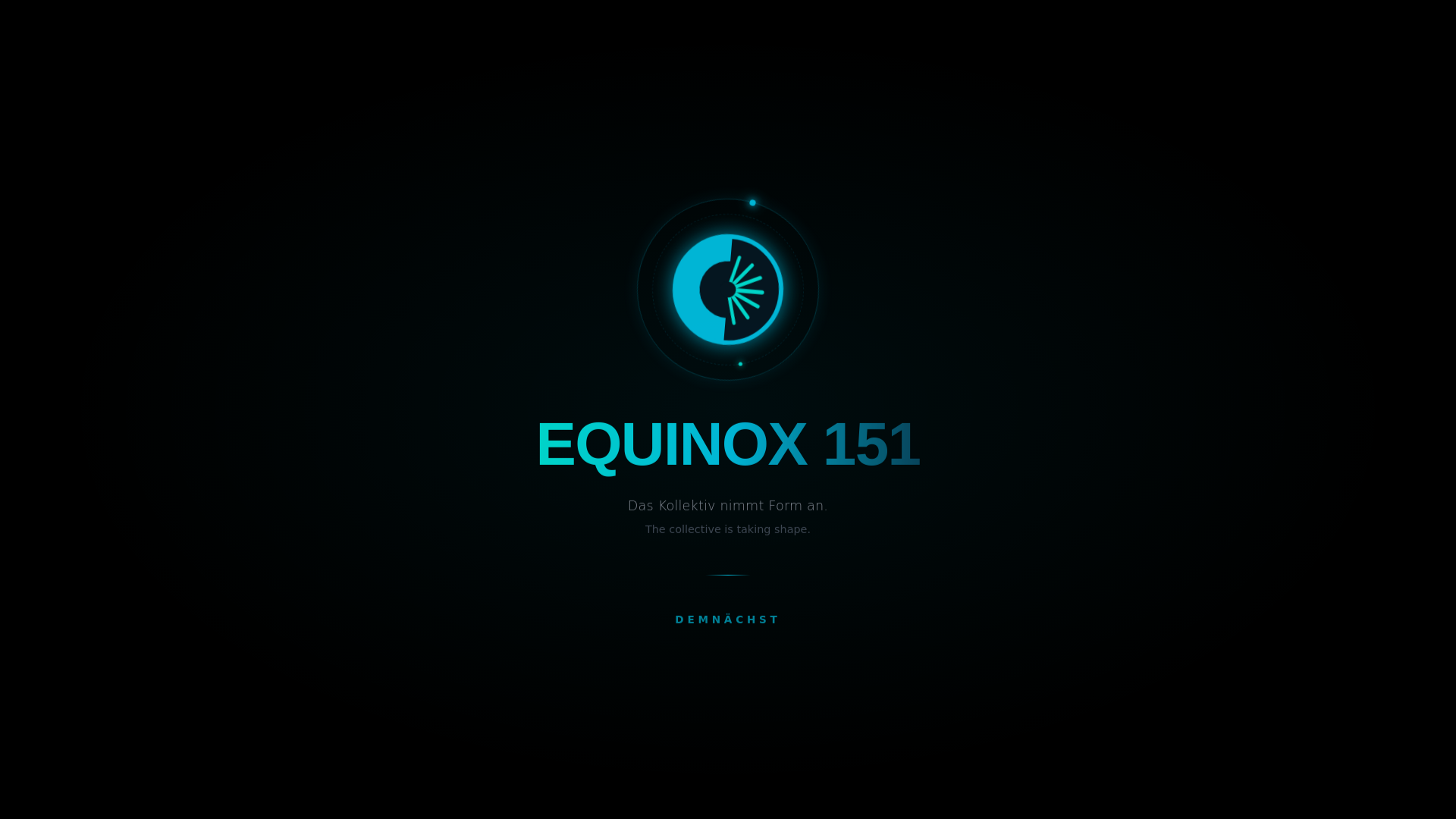 website screenshot of https://equinox151.de/