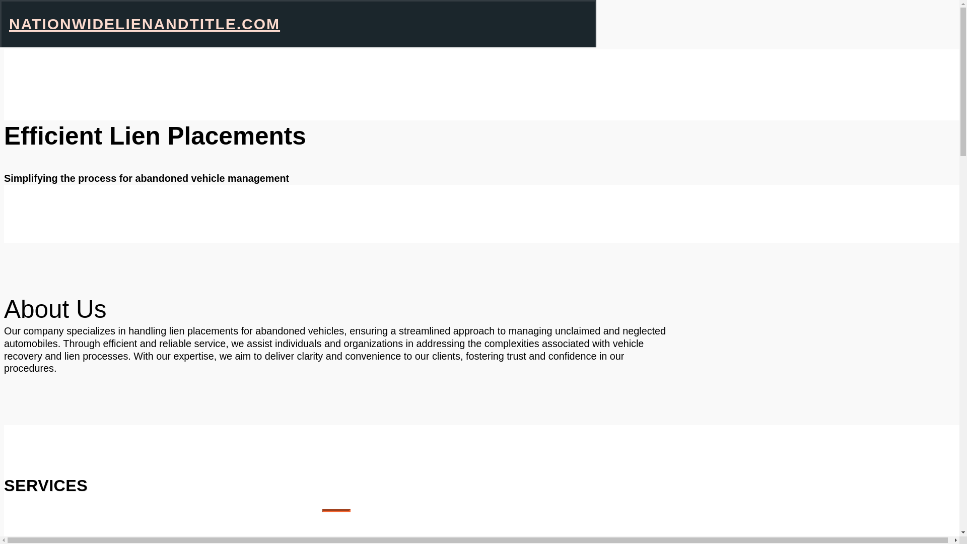 website screenshot of https://nationwidelienandtitle.com/