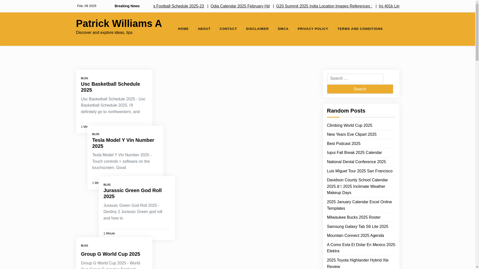 website screenshot of https://patrickwilliamsa.pages.dev/